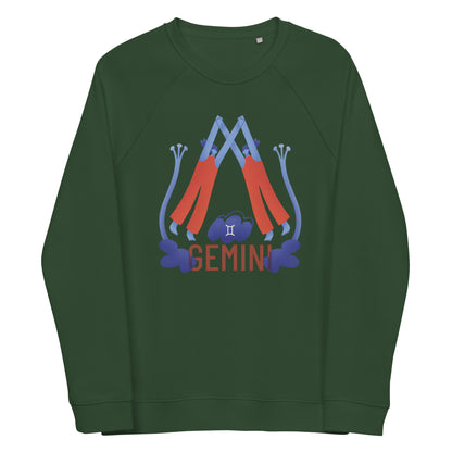 Gemini Unisex Organic Raglan Sweatshirt - Raw Edition