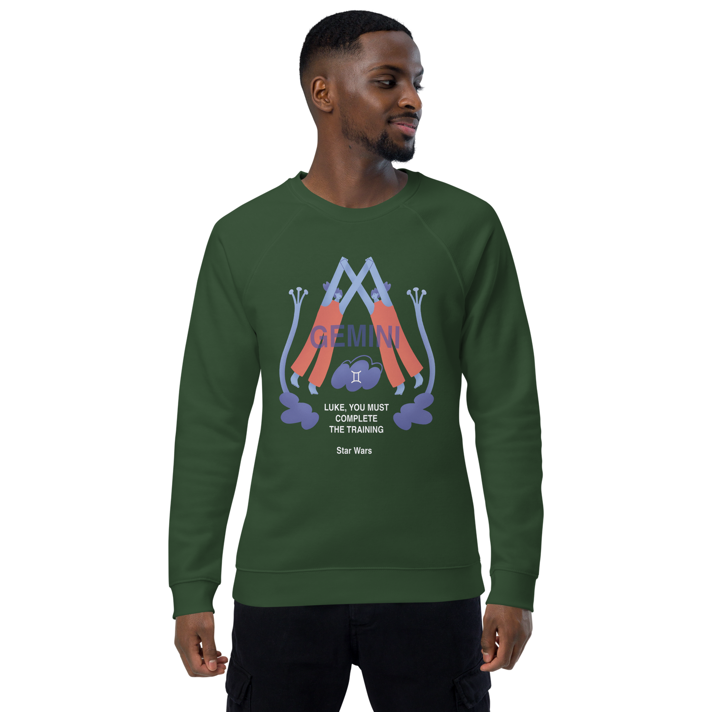 Gemini Unisex Organic Raglan Sweatshirt - Star Wars Edition