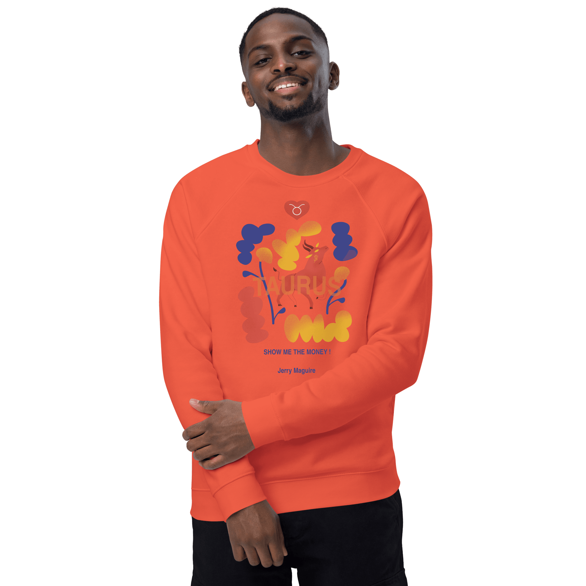 Taurus Unisex organic raglan sweatshirt Jerry Maguire Edition - 