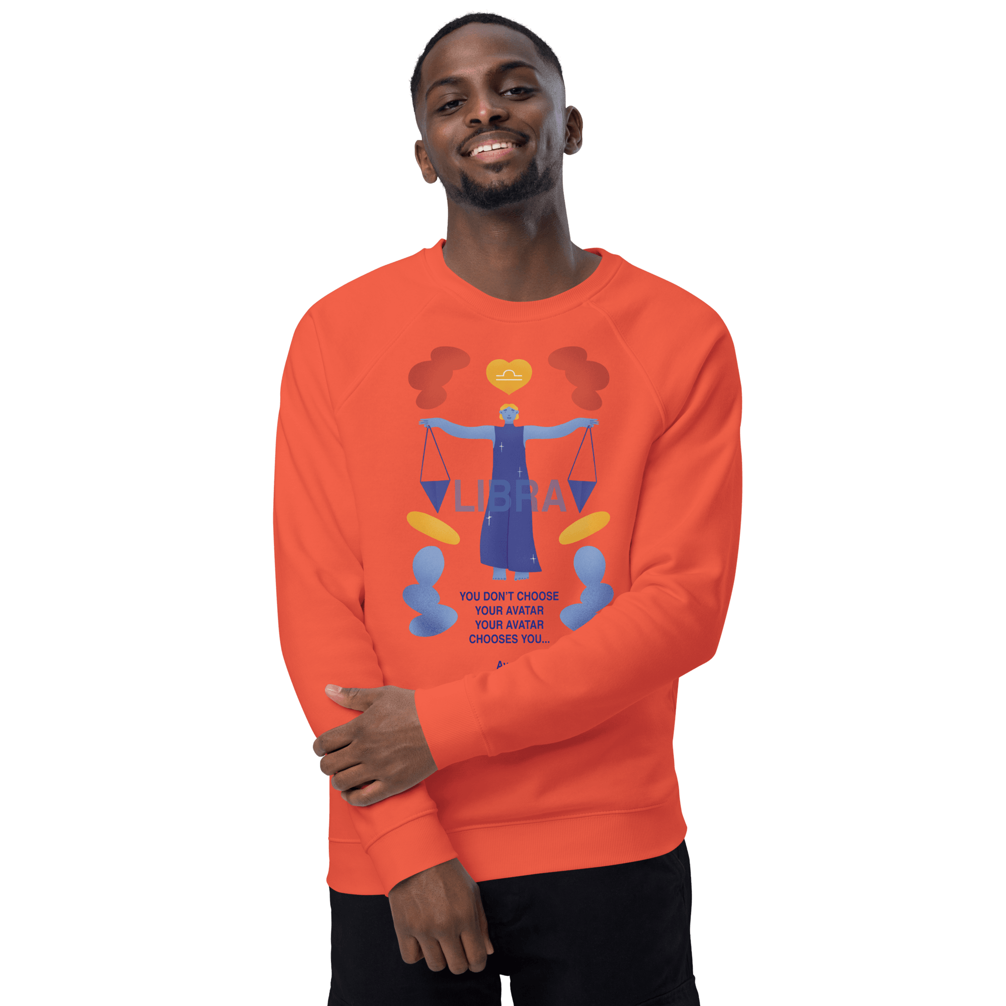 Libra Unisex Organic Raglan Sweatshirt - Avatar Edition - 
