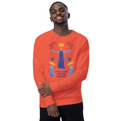 Libra Unisex Organic Raglan Sweatshirt - Avatar Edition