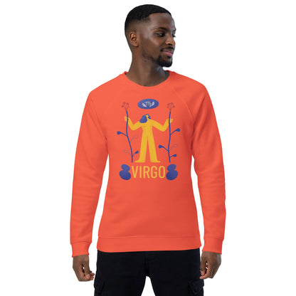 Virgo Unisex Organic Raglan Sweatshirt - Raw Edition