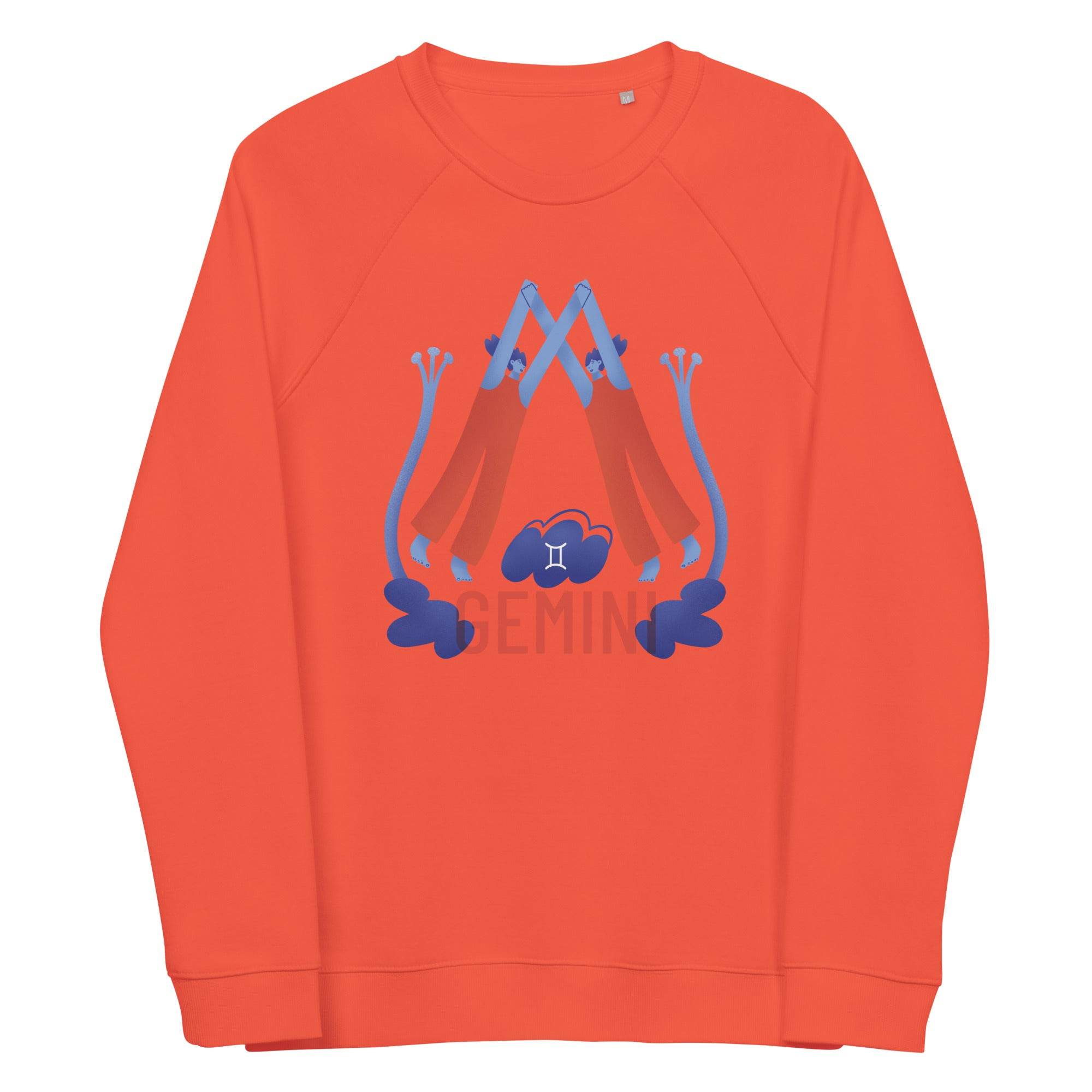 Gemini Unisex Organic Raglan Sweatshirt - Raw Edition - 