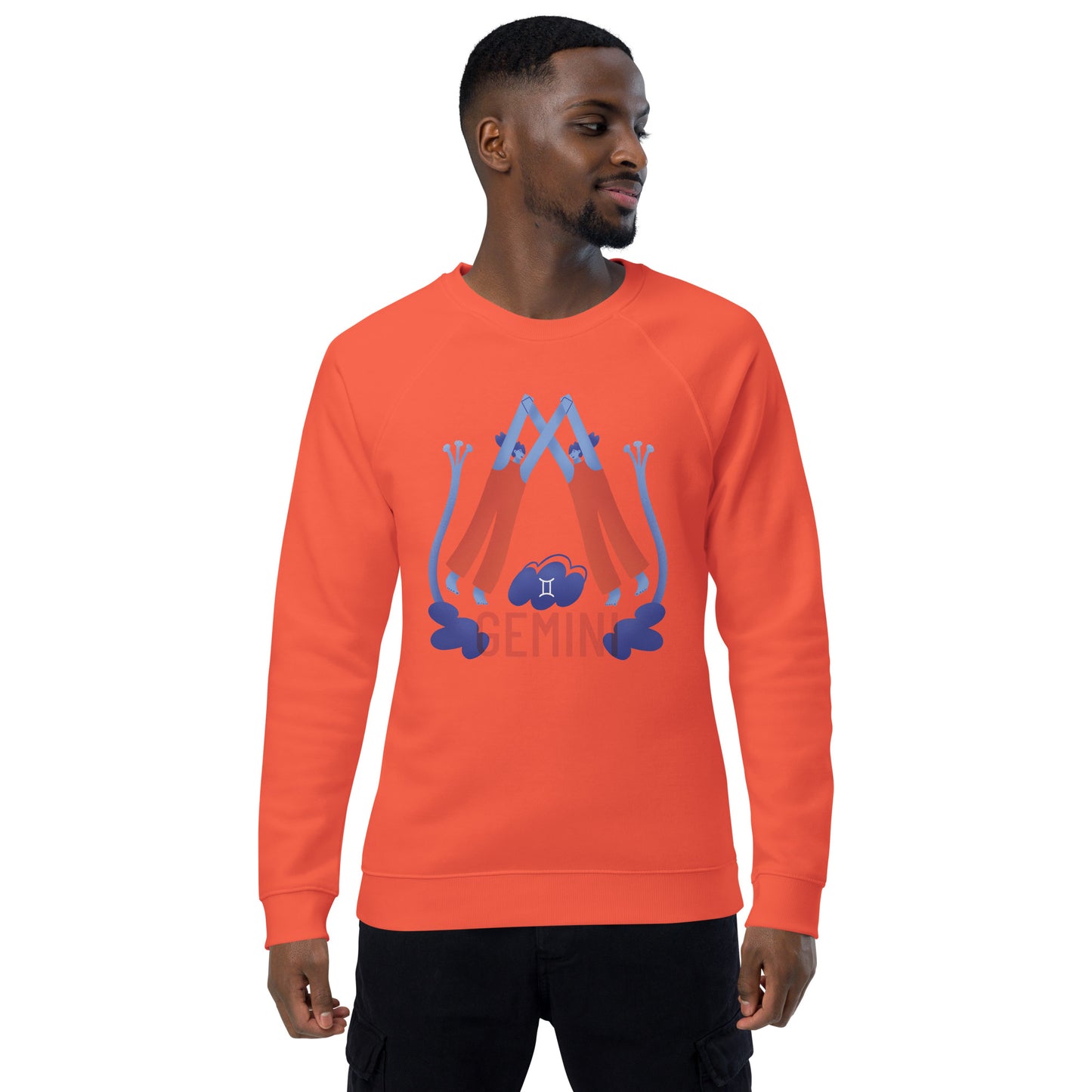 Gemini Unisex Organic Raglan Sweatshirt - Raw Edition