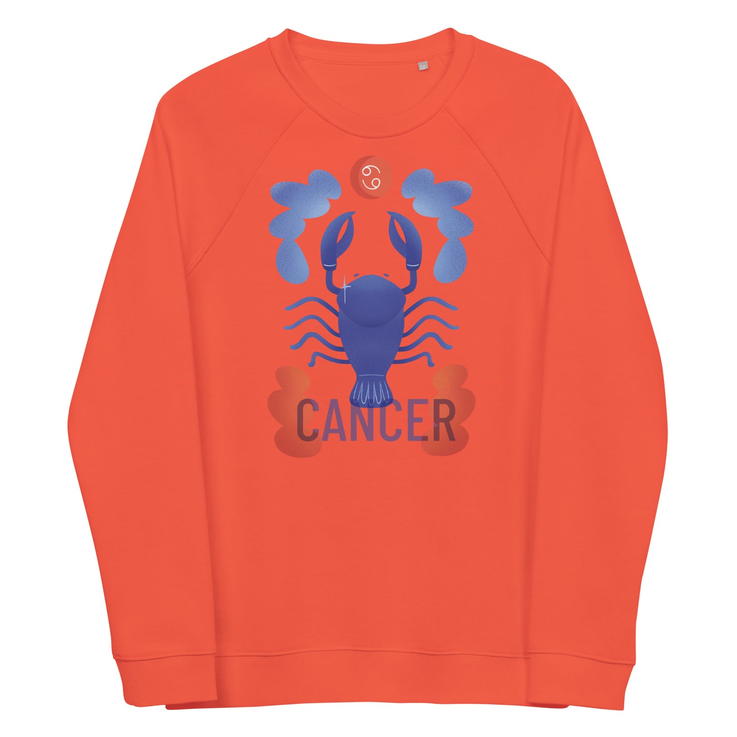 Cancer Unisex Organic Raglan Sweatshirt - Raw Edition