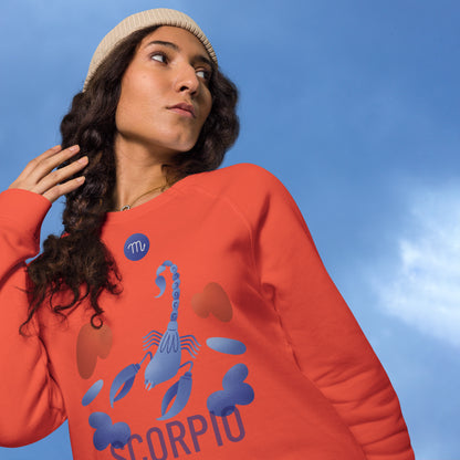 Scorpio Unisex Organic Raglan Sweatshirt - Raw Edition