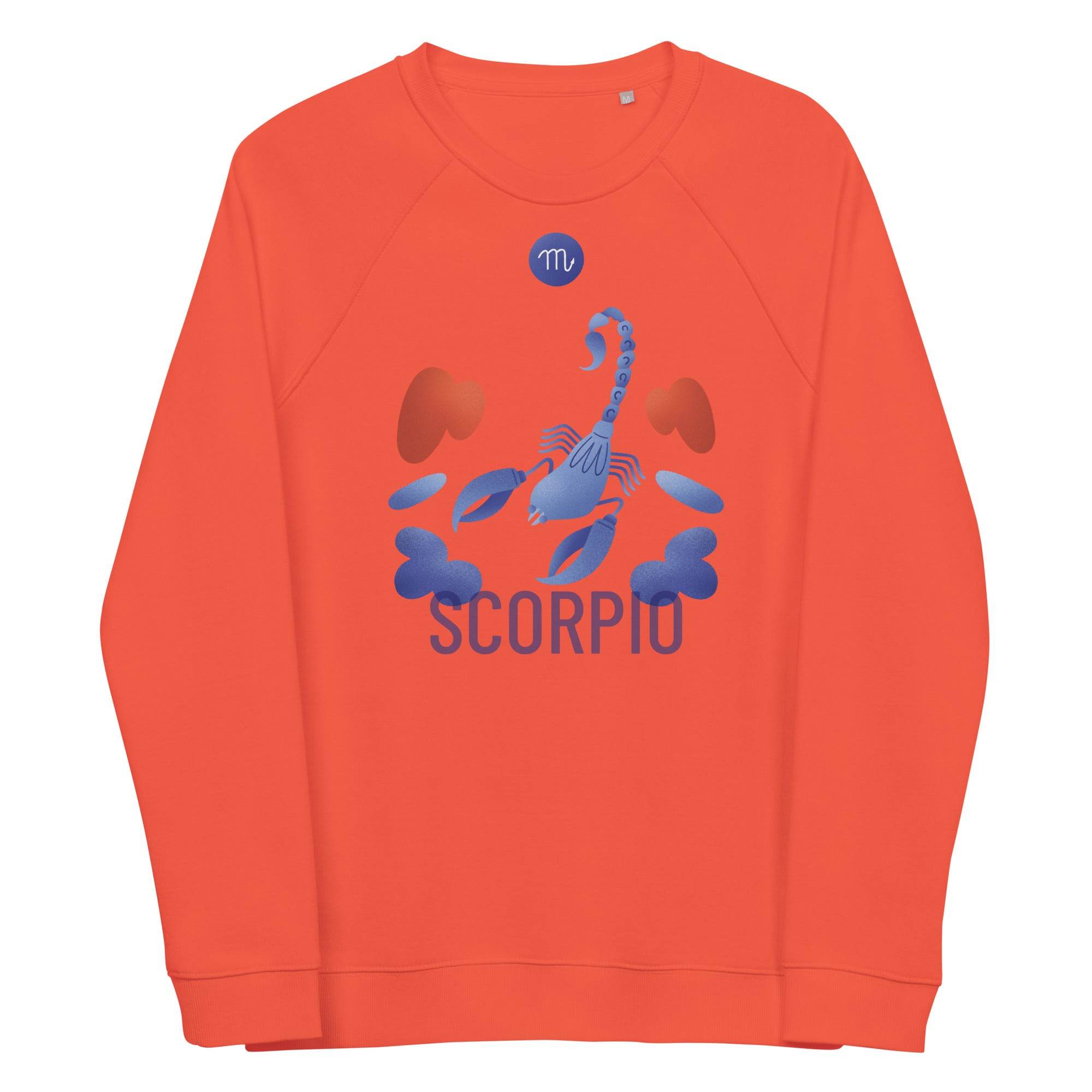 Scorpio Unisex Organic Raglan Sweatshirt - Raw Edition - 