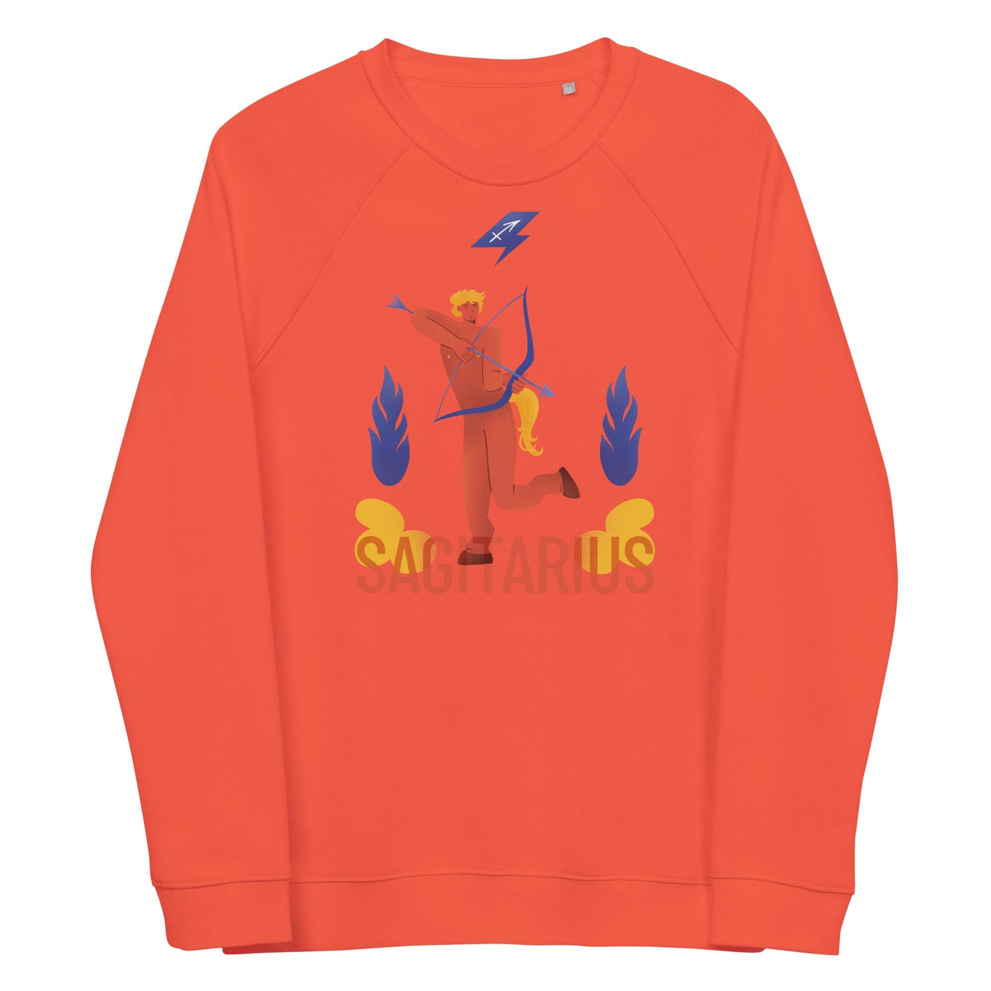 Sagittarius Unisex Organic Raglan Sweatshirt - Raw Edition - 