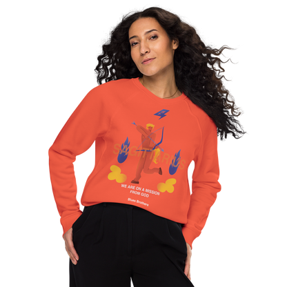 Sagittarius Unisex Organic Raglan Sweatshirt - The Blues Brothers Edition