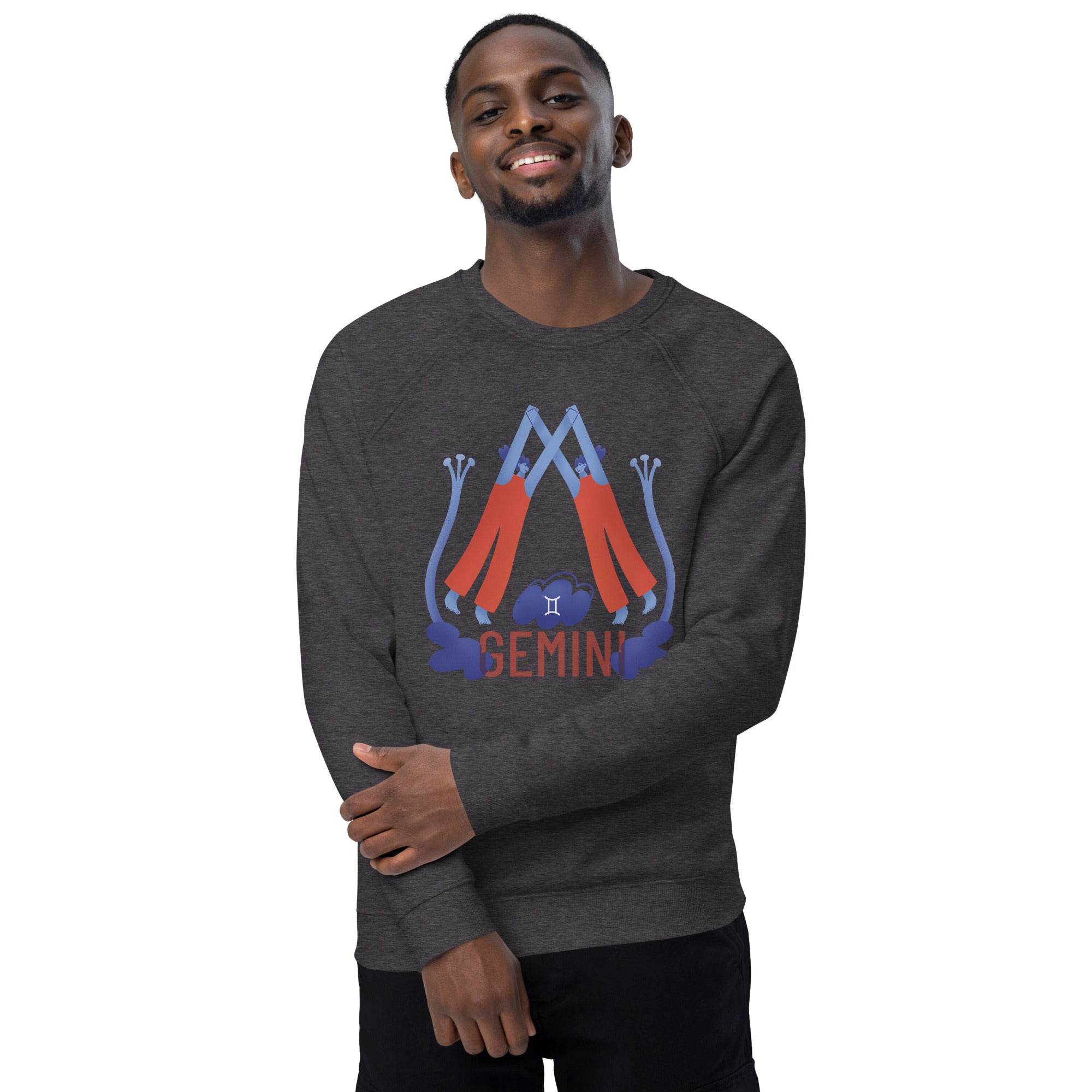 Gemini Unisex Organic Raglan Sweatshirt - Raw Edition - 