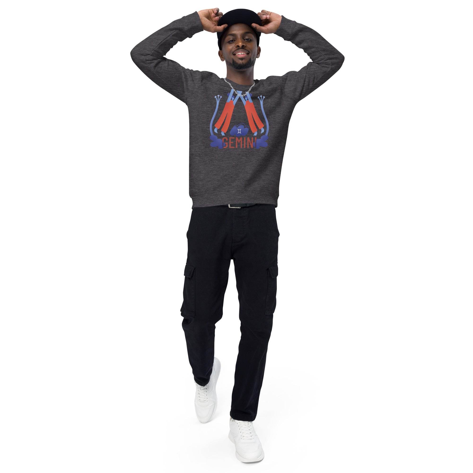 Gemini Unisex Organic Raglan Sweatshirt - Raw Edition - 