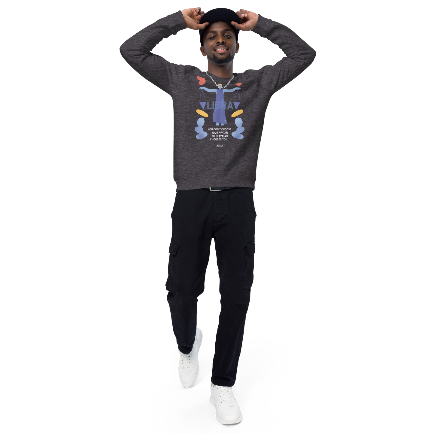 Libra Unisex Organic Raglan Sweatshirt - Avatar Edition