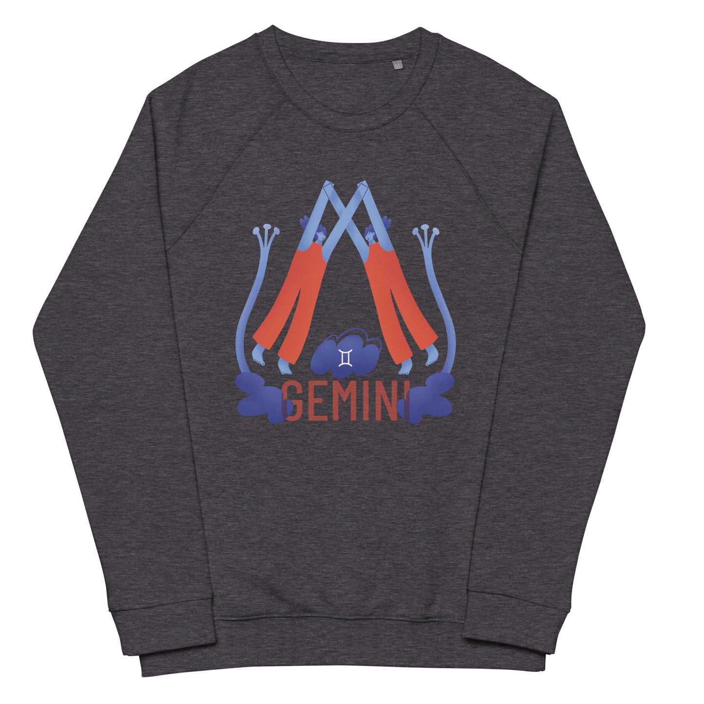 Gemini Unisex Organic Raglan Sweatshirt - Raw Edition