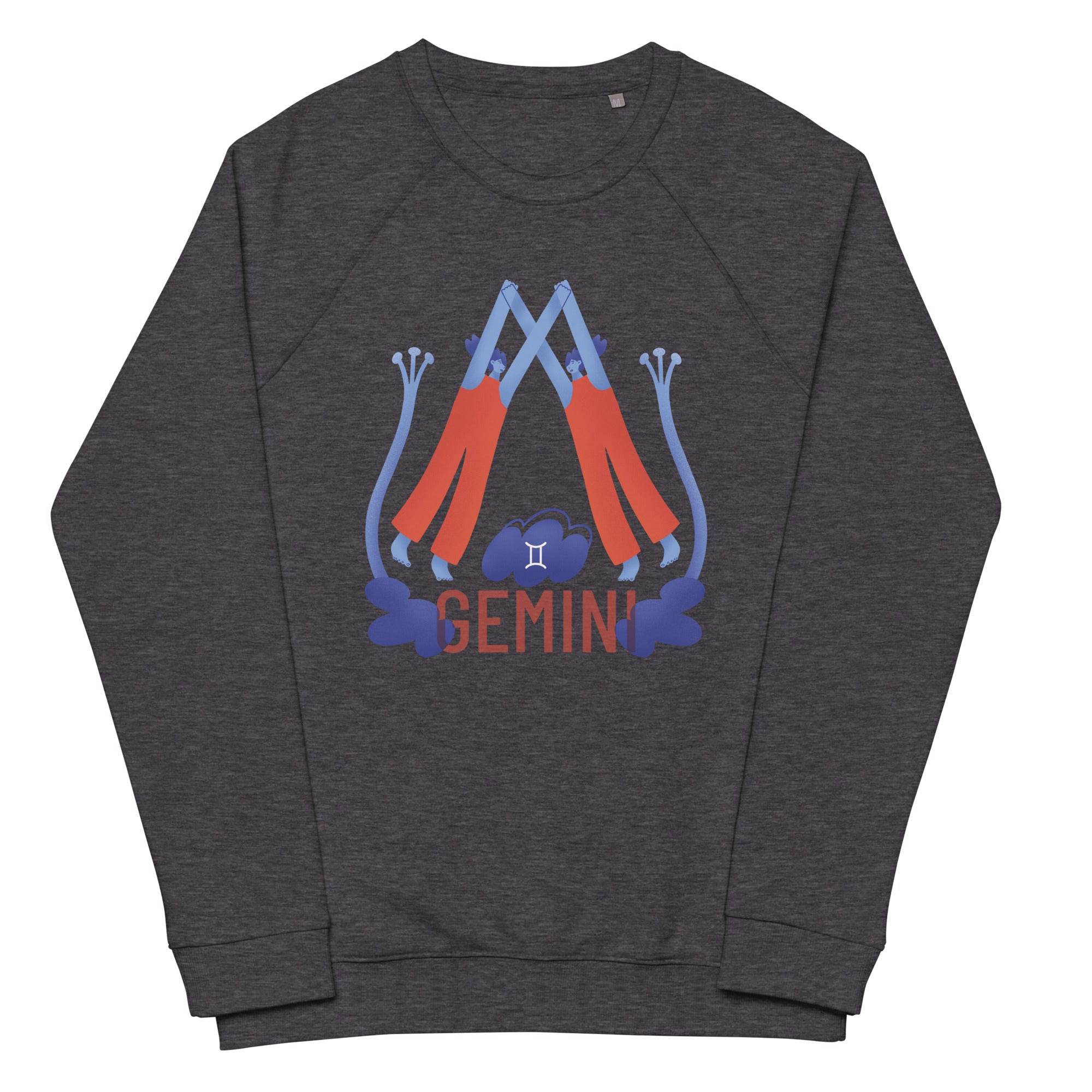 Gemini Unisex Organic Raglan Sweatshirt - Raw Edition - 