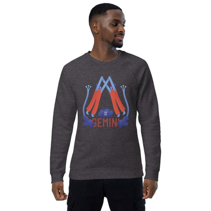 Gemini Unisex Organic Raglan Sweatshirt - Raw Edition