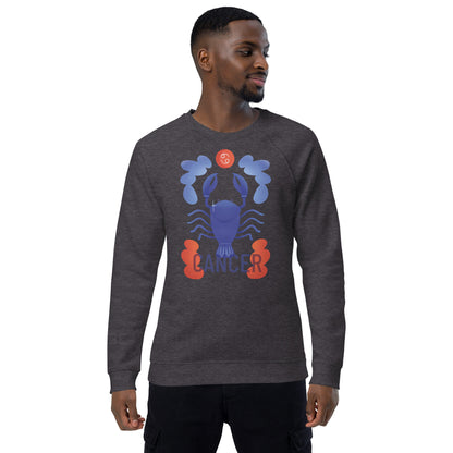 Cancer Unisex Organic Raglan Sweatshirt - Raw Edition