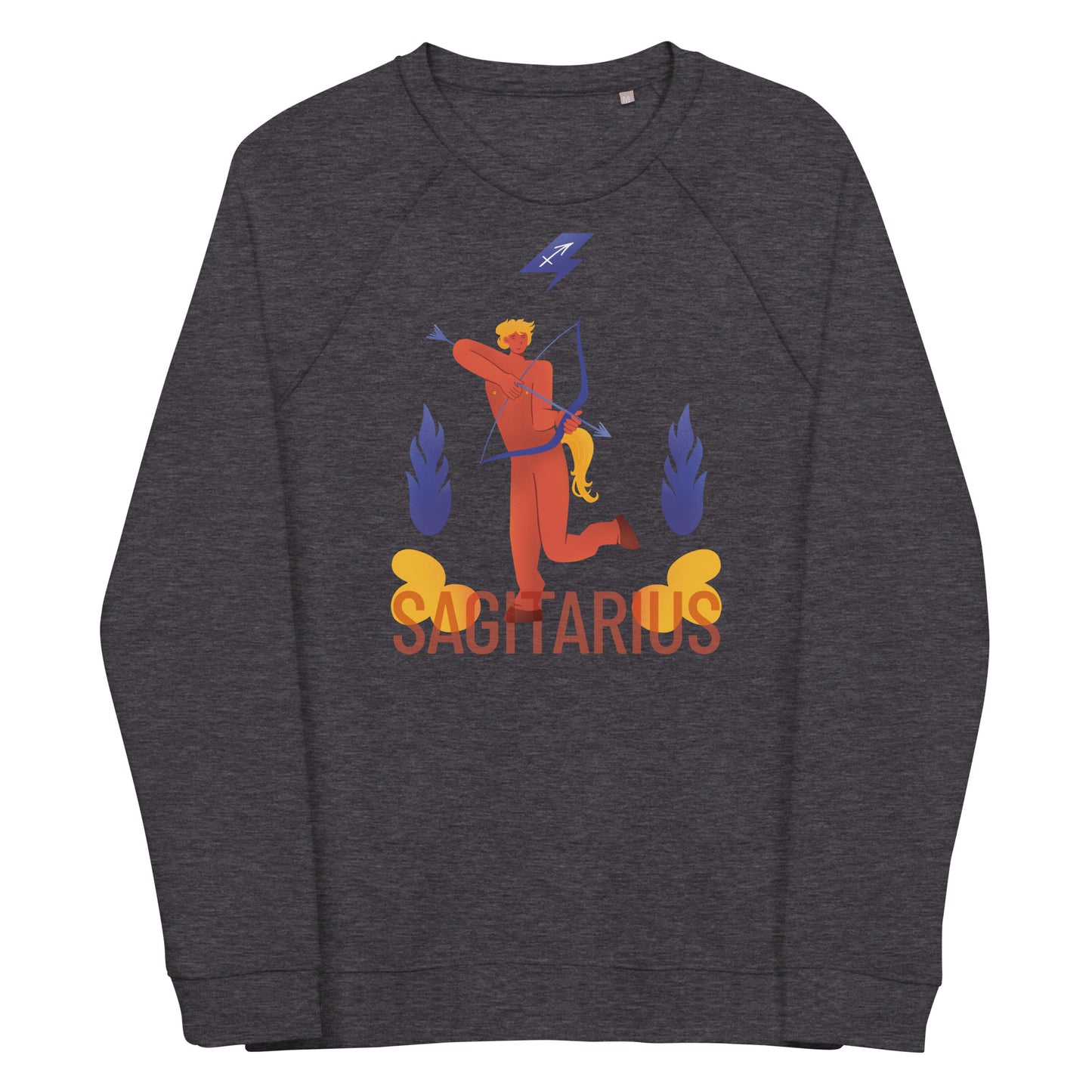 Sagittarius Unisex Organic Raglan Sweatshirt - Raw Edition