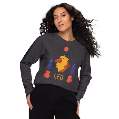 Leo Unisex Organic Raglan Sweatshirt - Raw Edition