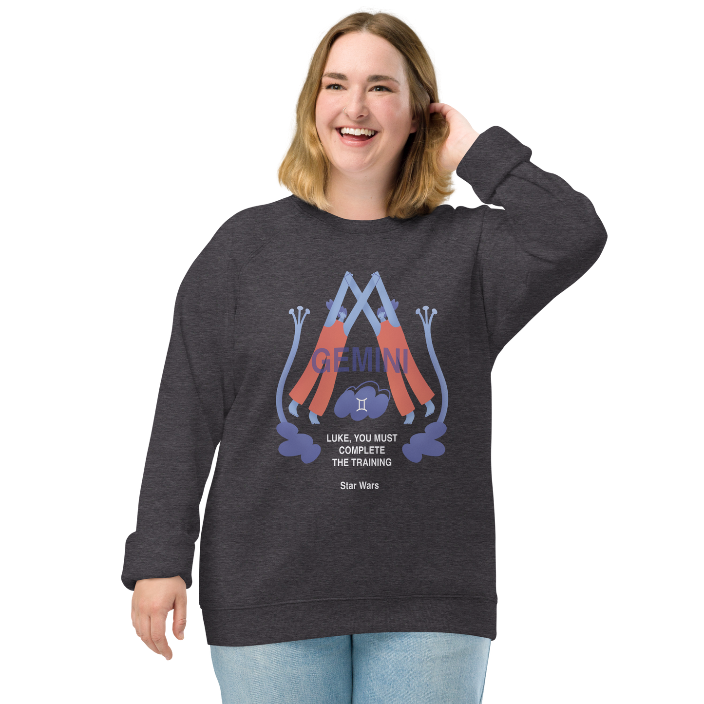 Gemini Unisex Organic Raglan Sweatshirt - Star Wars Edition