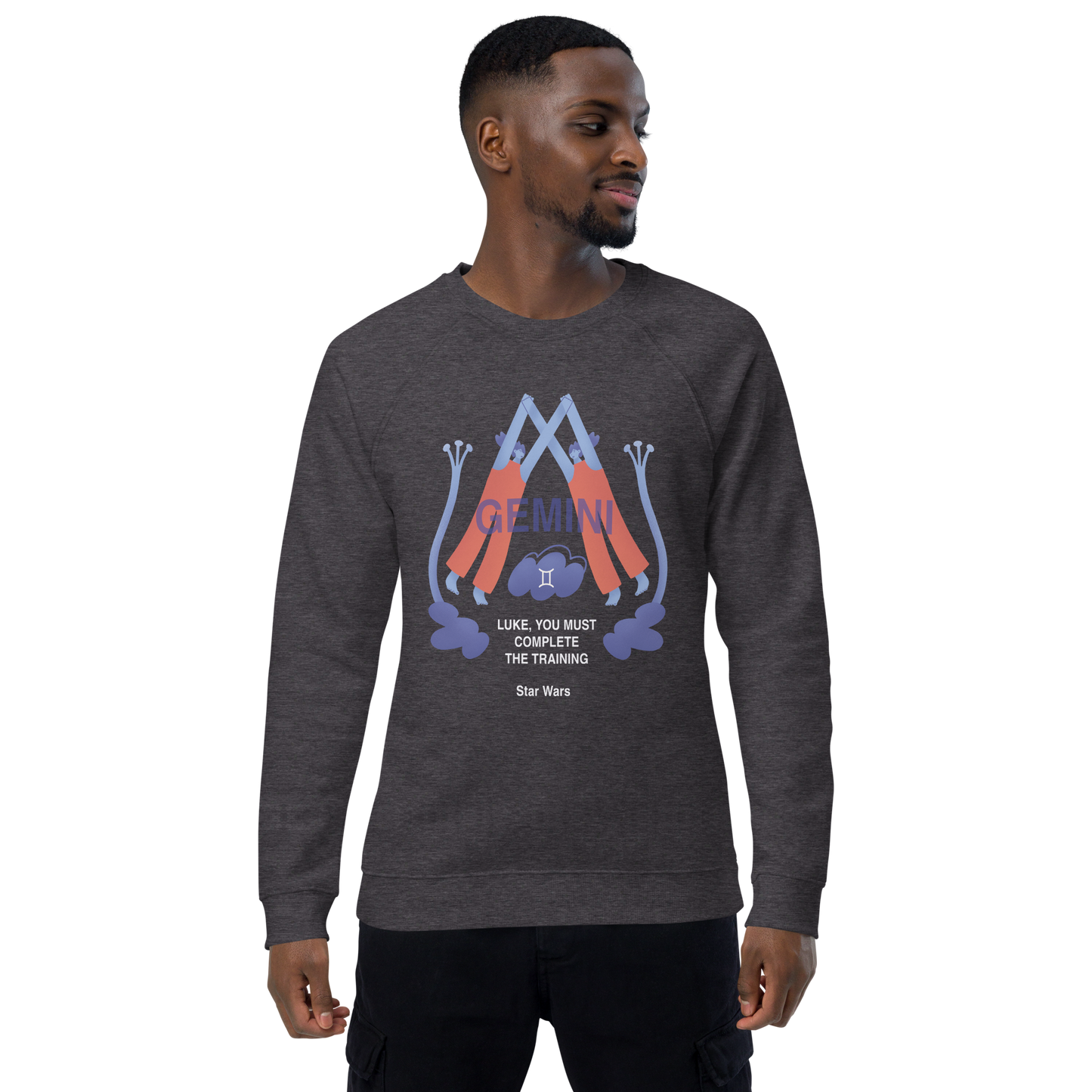 Gemini Unisex Organic Raglan Sweatshirt - Star Wars Edition