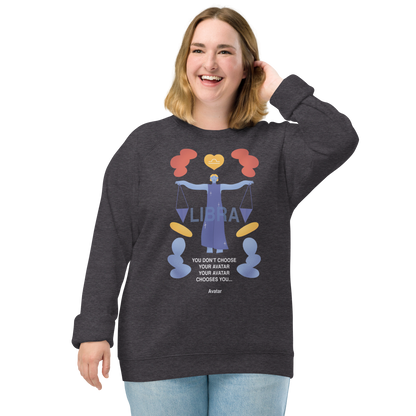 Libra Unisex Organic Raglan Sweatshirt - Avatar Edition