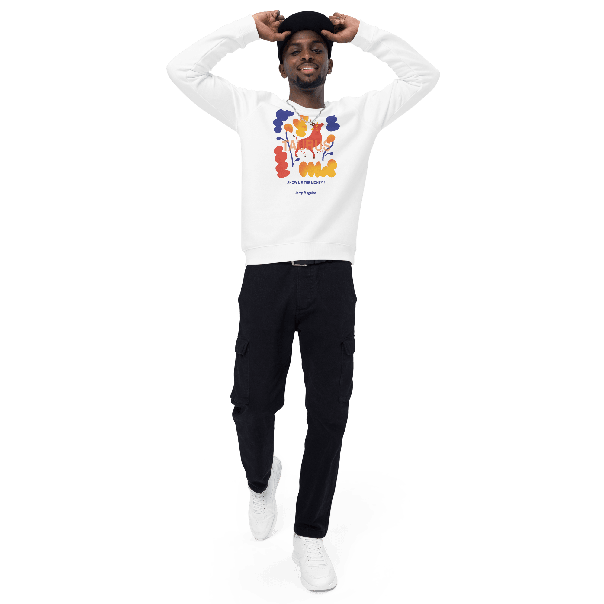 Taurus Unisex organic raglan sweatshirt Jerry Maguire Edition - 