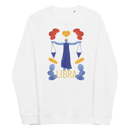 Libra Unisex Organic Raglan Sweatshirt - Raw Edition