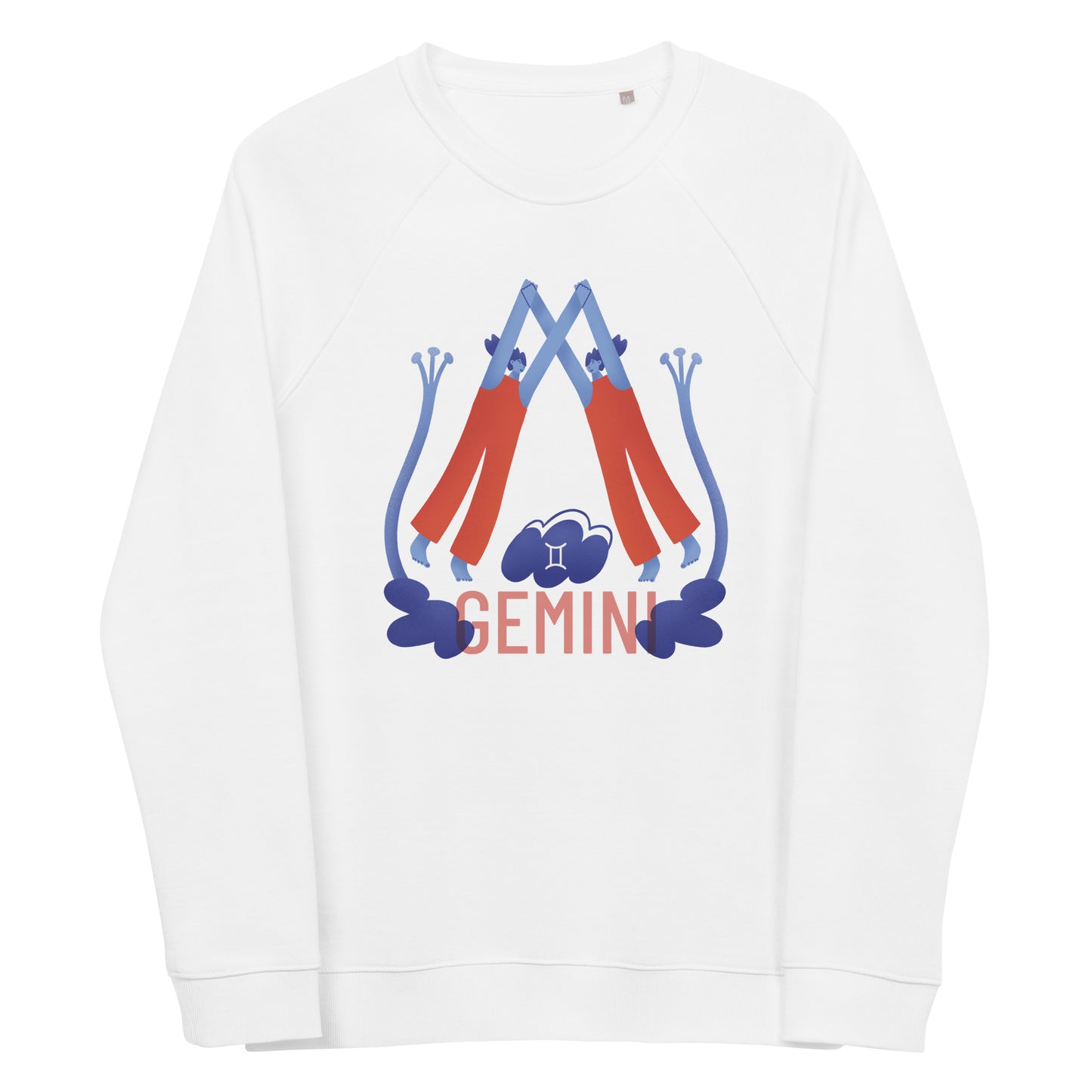 Gemini Unisex Organic Raglan Sweatshirt - Raw Edition