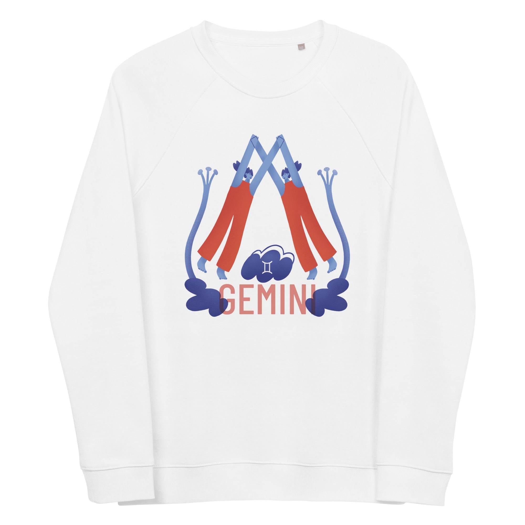 Gemini Unisex Organic Raglan Sweatshirt - Raw Edition - 