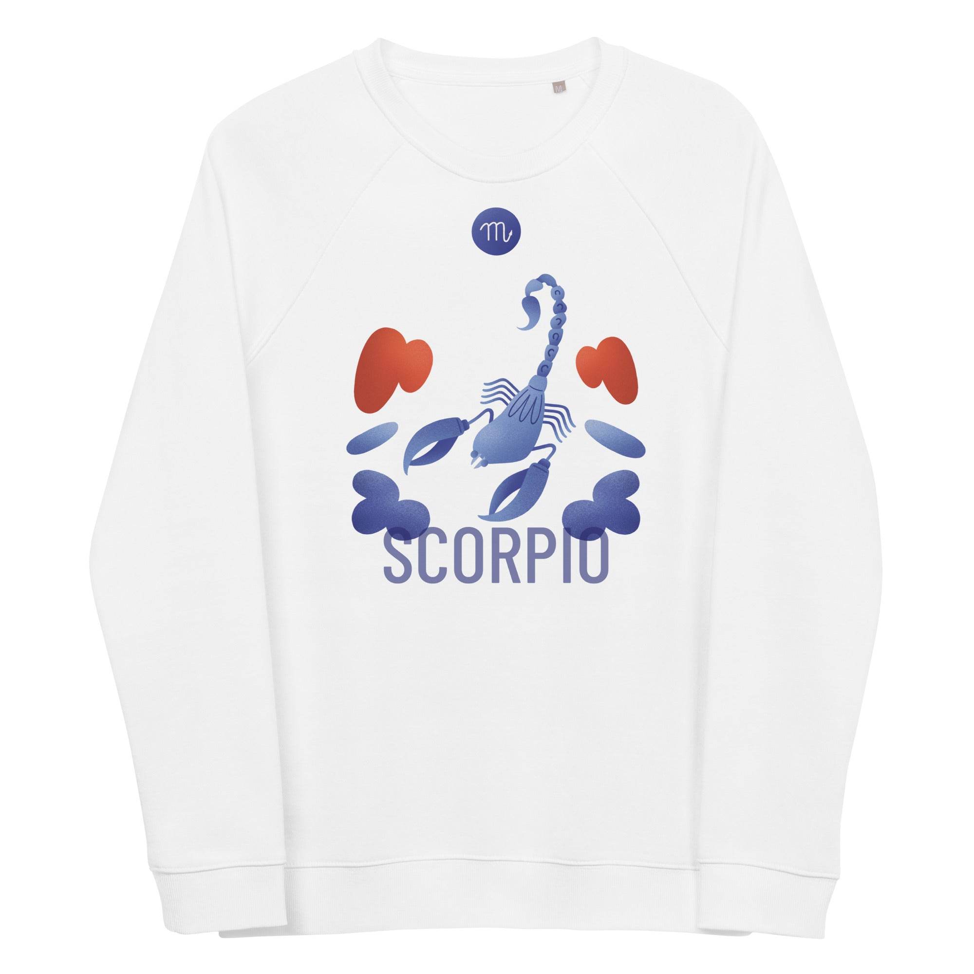 Scorpio Unisex Organic Raglan Sweatshirt - Raw Edition - 