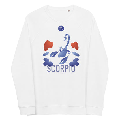 Scorpio Unisex Organic Raglan Sweatshirt - Raw Edition