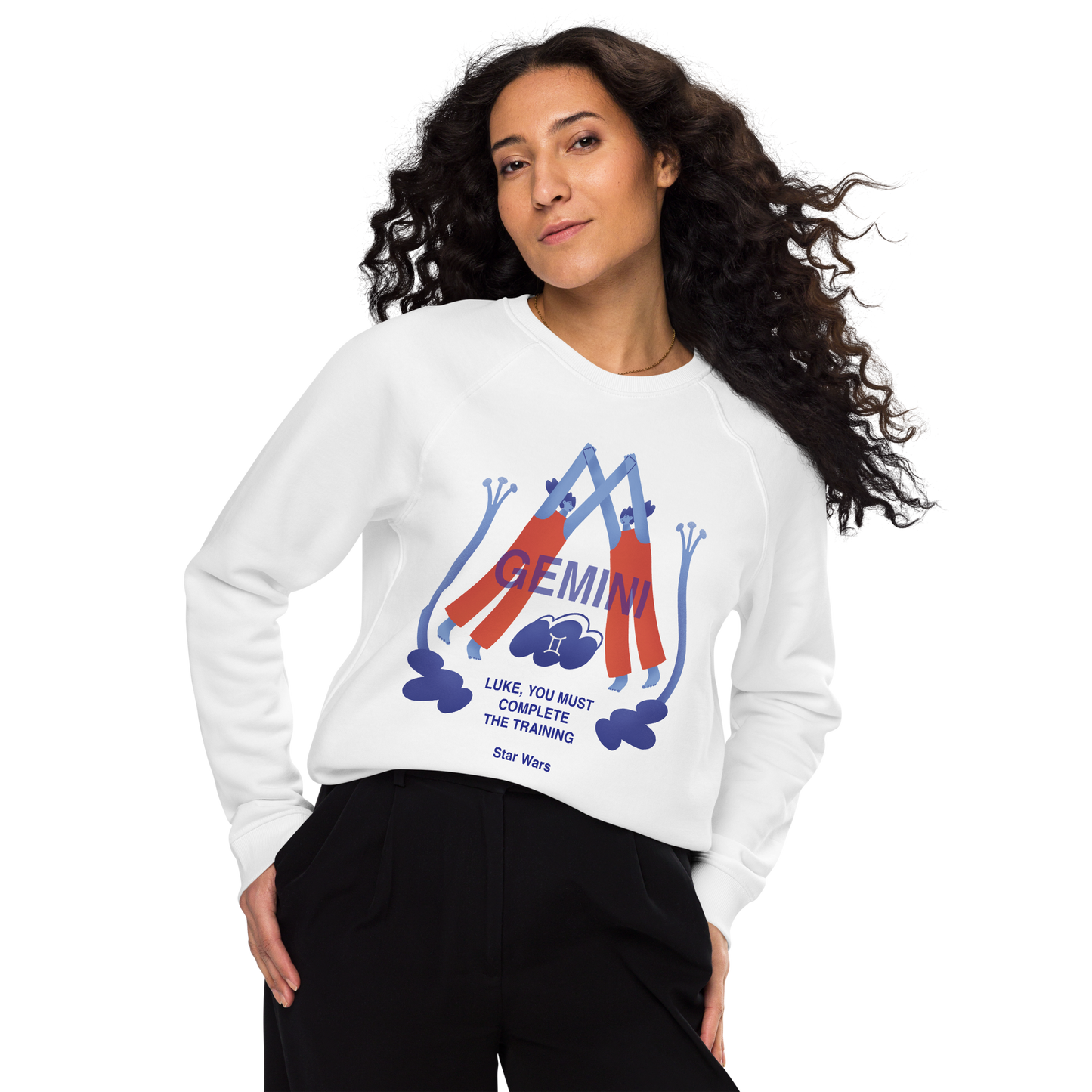 Gemini Unisex Organic Raglan Sweatshirt - Star Wars Edition