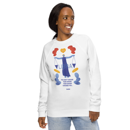 Libra Unisex Organic Raglan Sweatshirt - Avatar Edition