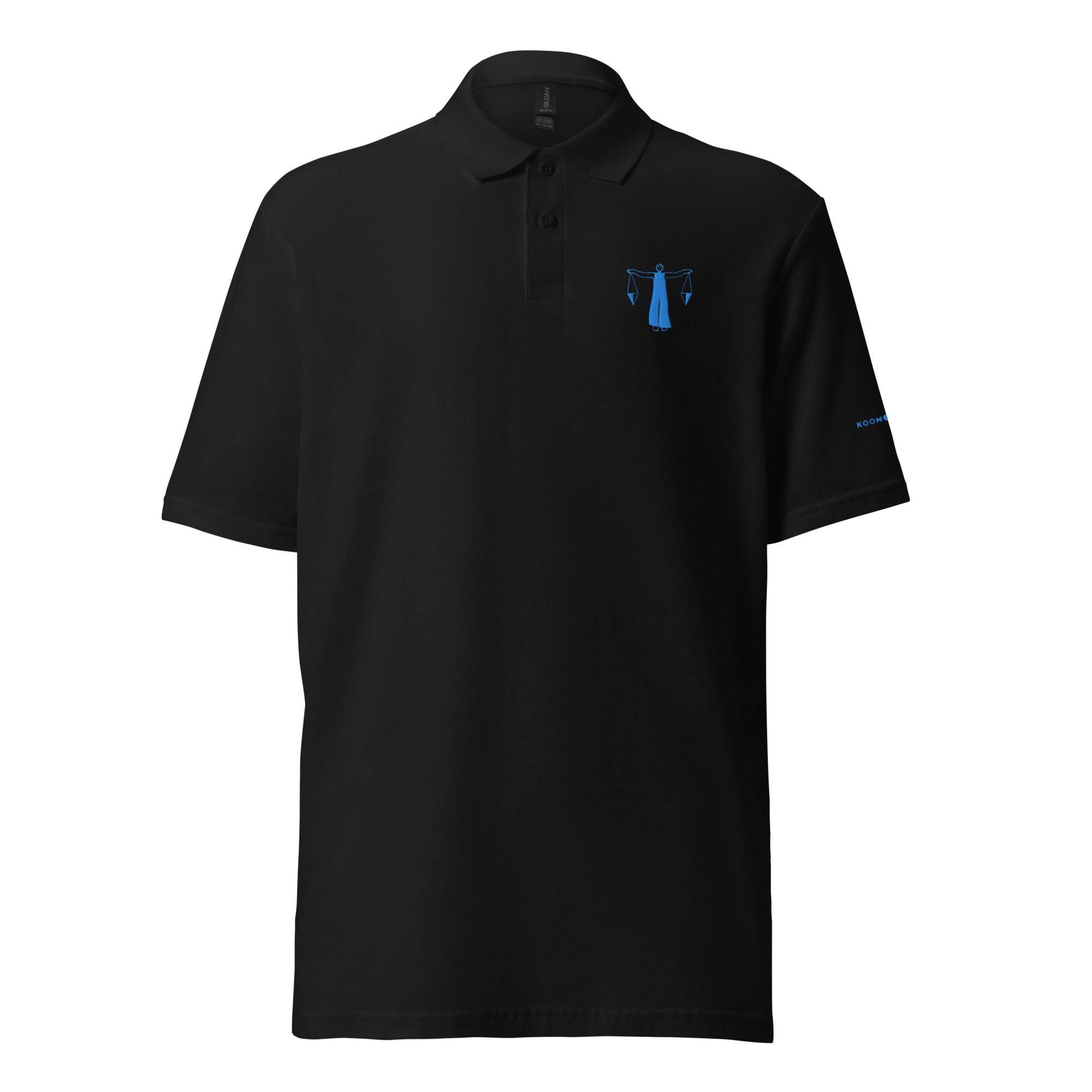 Unisex pique polo shirt LIBRA TURQUOISE - 