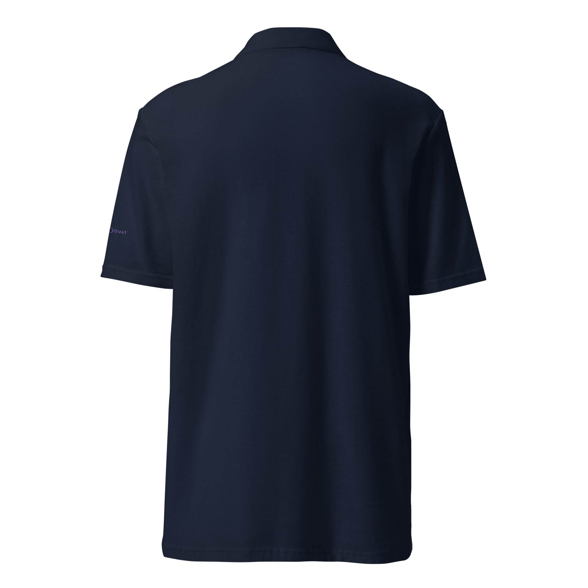 Unisex pique polo shirt PISCES PURPLE - 
