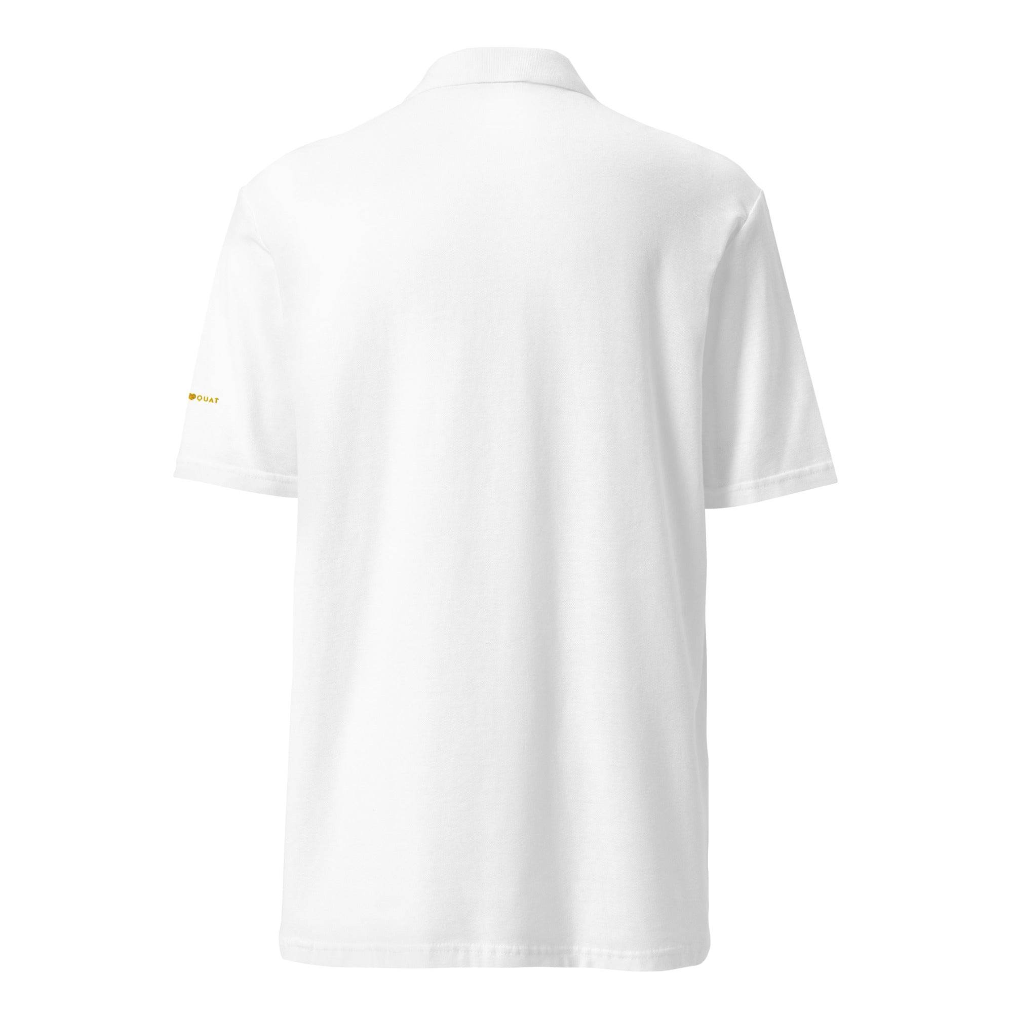 Unisex pique polo shirt LIBRA GOLD - 