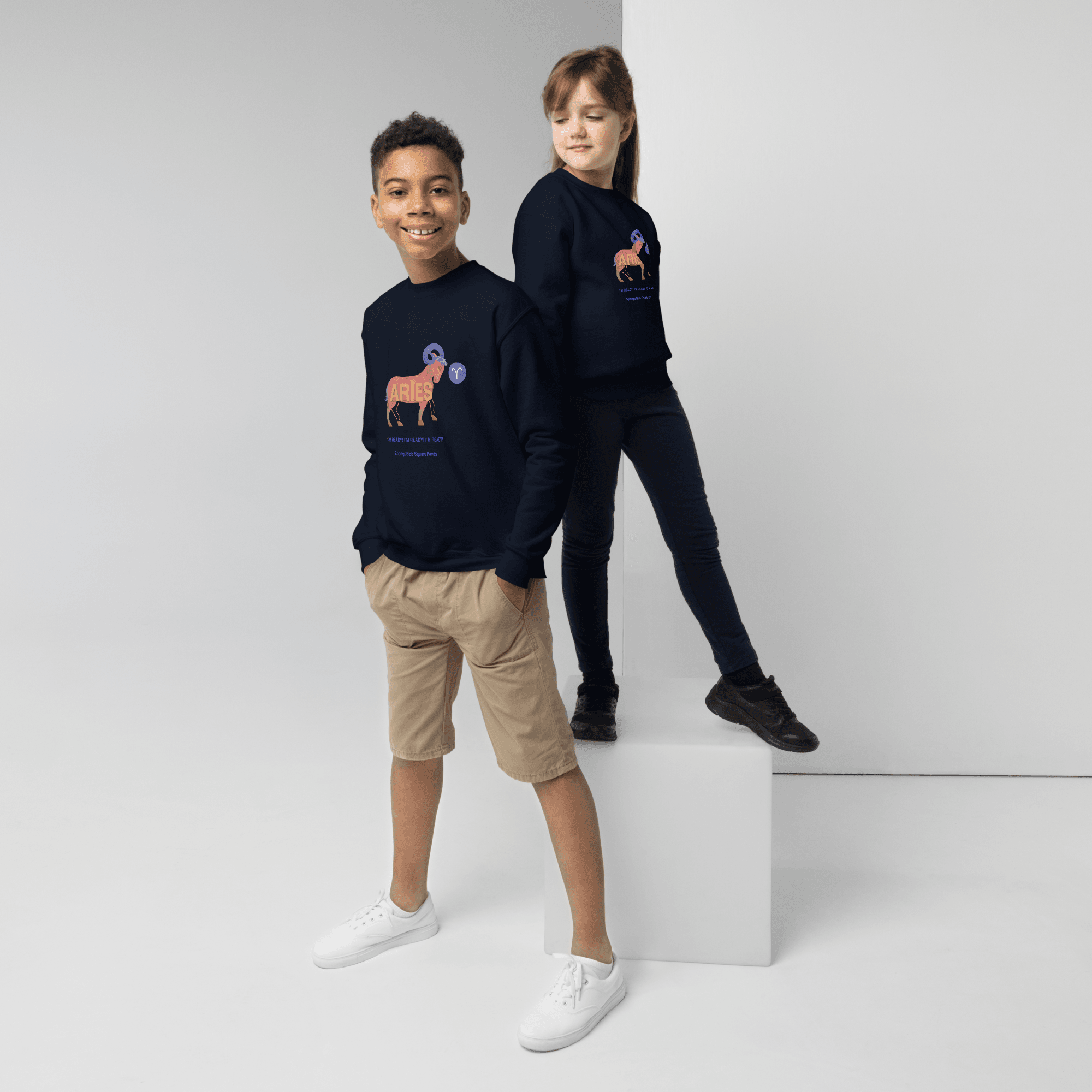 Aries Youth Crewneck Sweatshirt - 