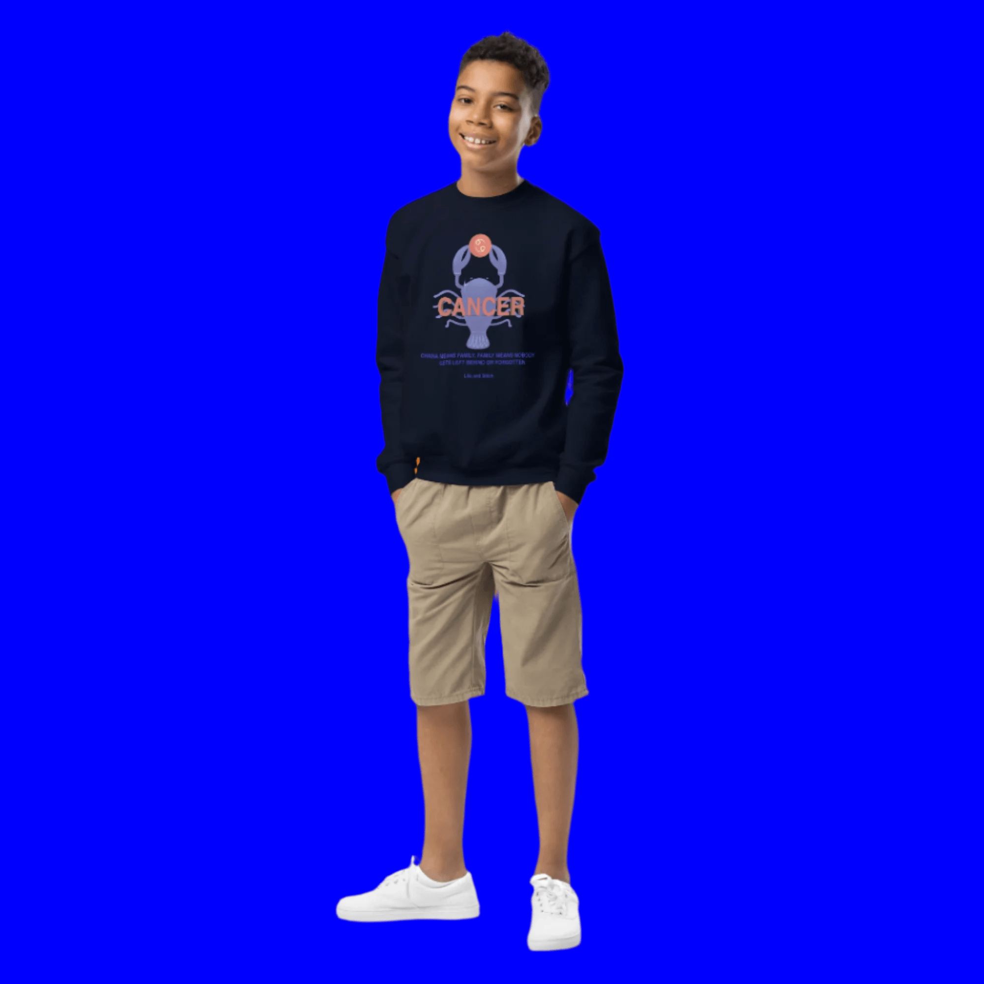Cancer Youth Crewneck Sweatshirt - 