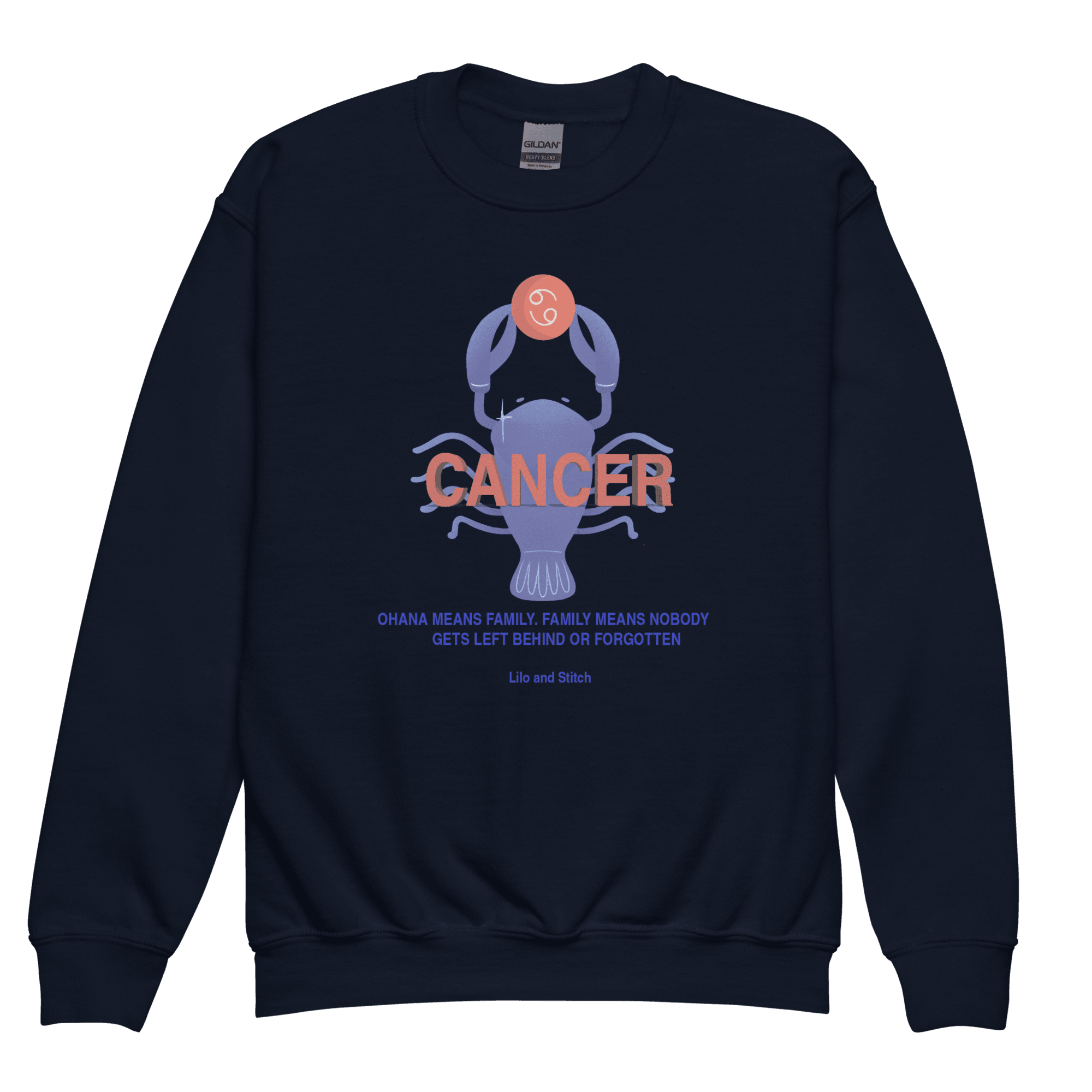 Cancer Youth Crewneck Sweatshirt - 