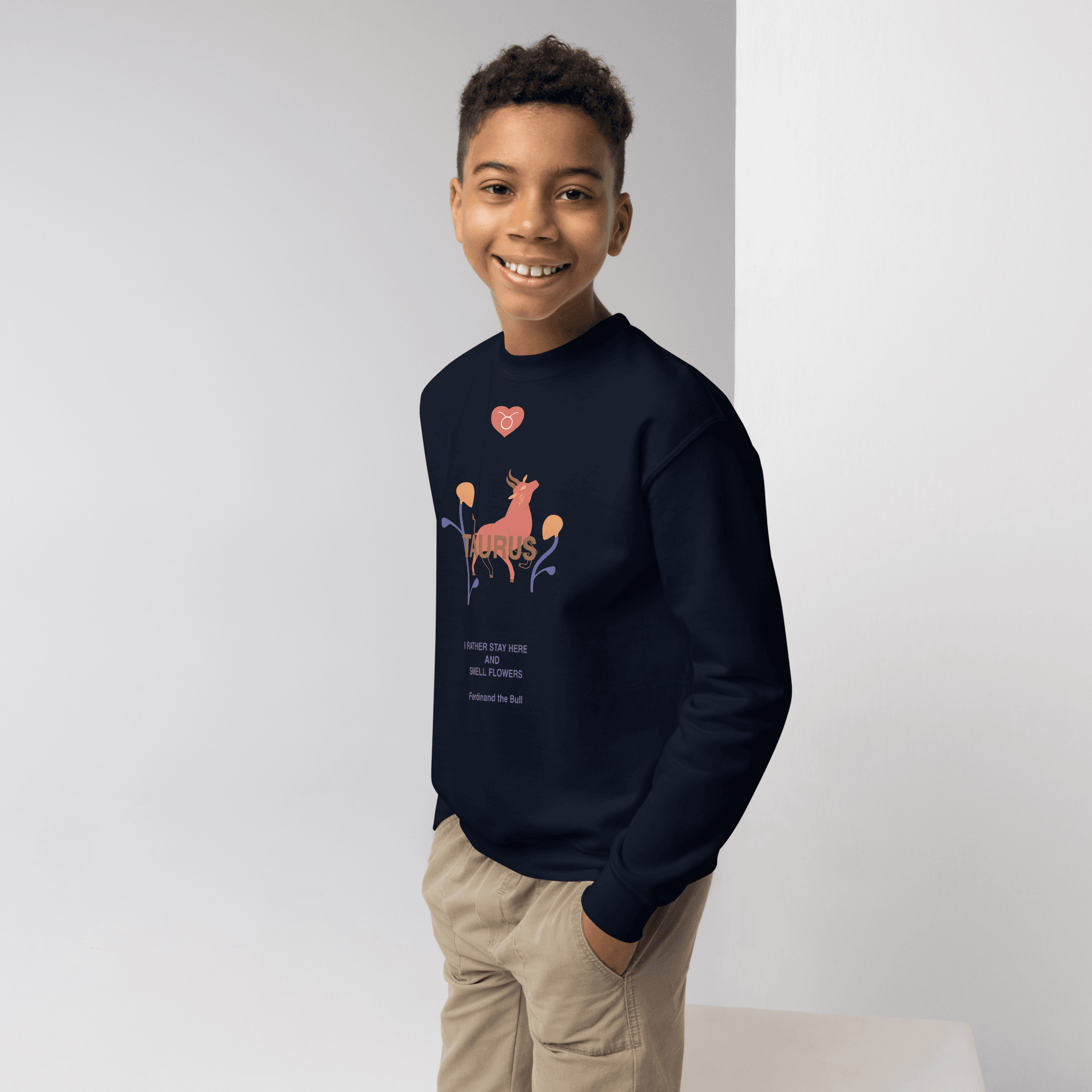 Taurus Youth Crewneck Sweatshirt - 