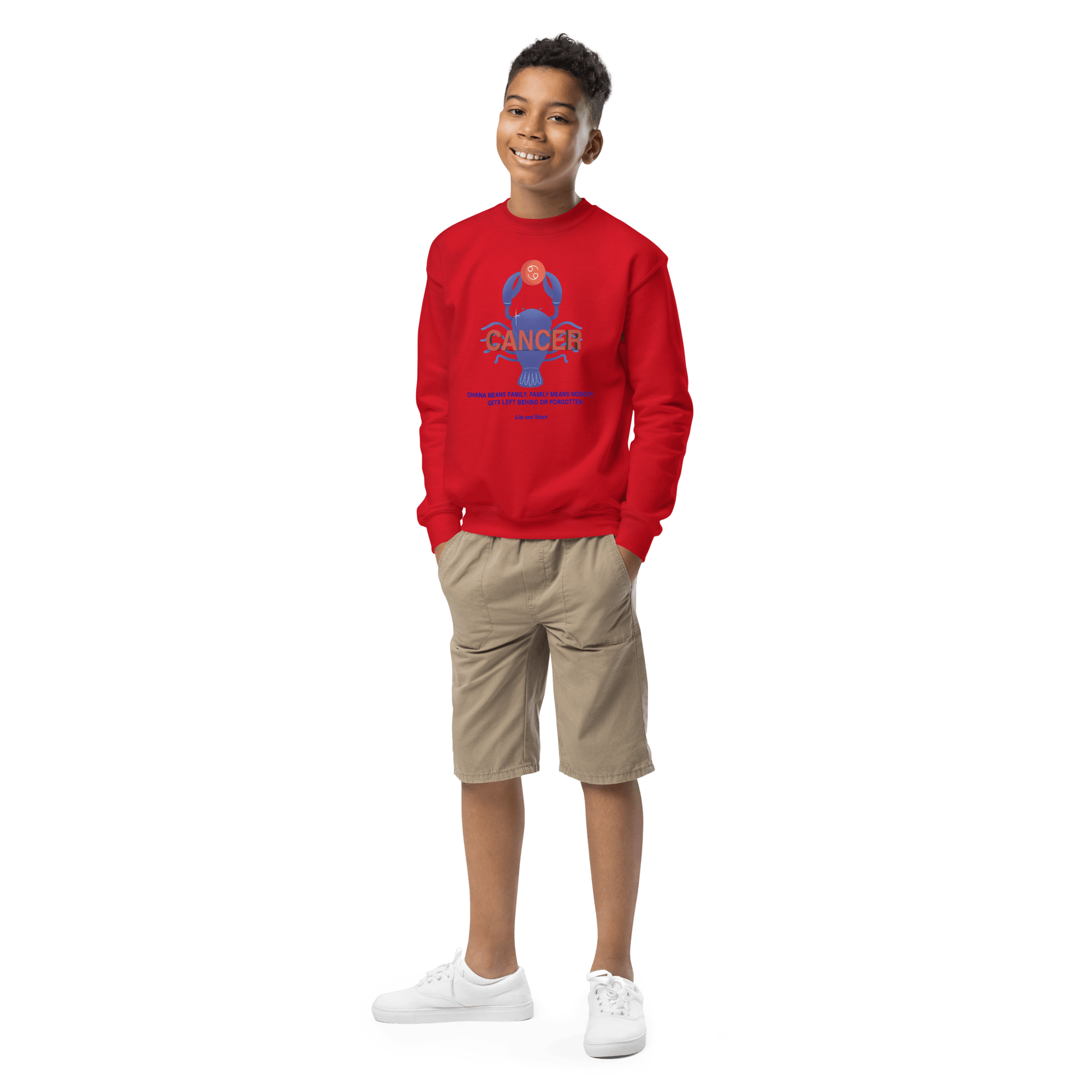 Cancer Youth Crewneck Sweatshirt - 