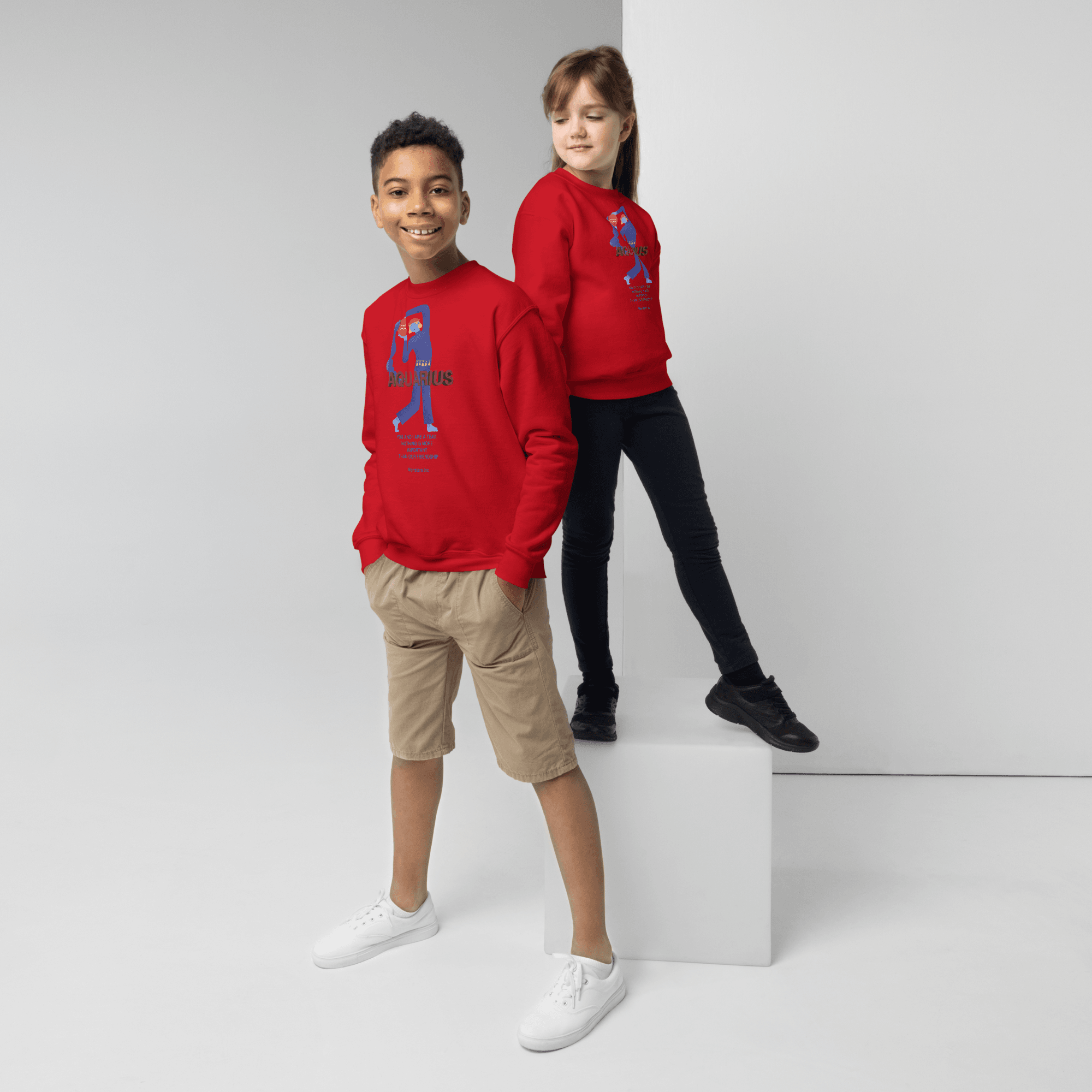 Aquarius Youth Crewneck Sweatshirt - 