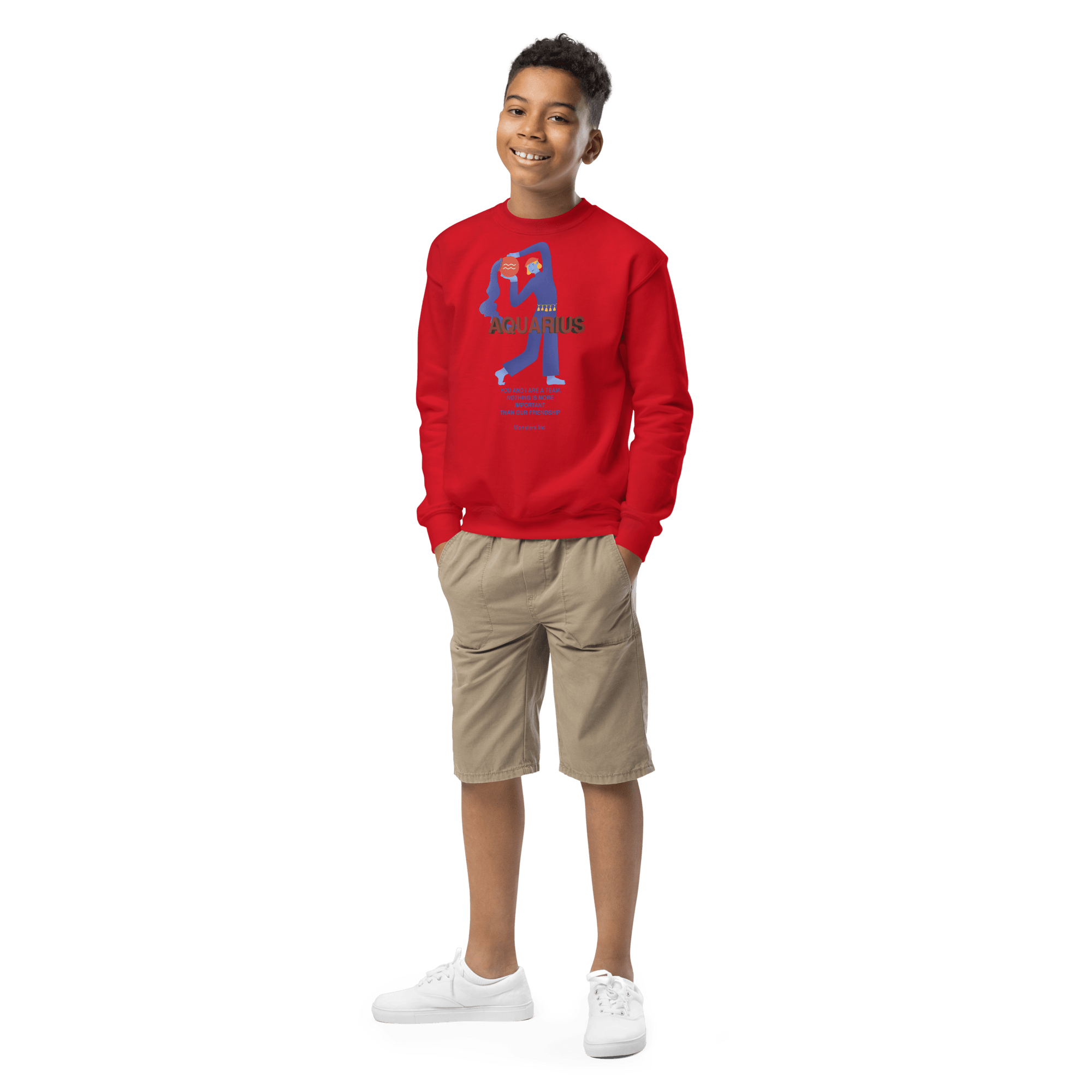 Aquarius Youth Crewneck Sweatshirt - 