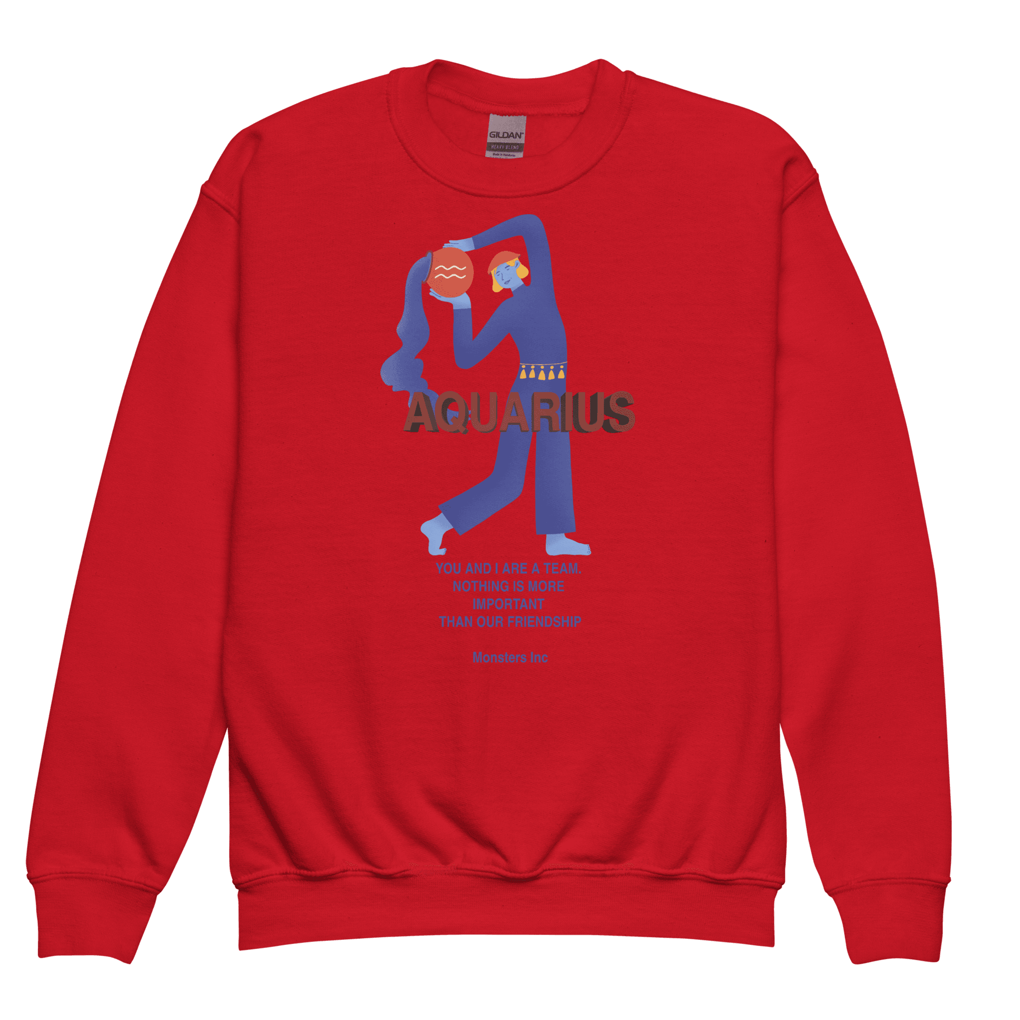 Aquarius Youth Crewneck Sweatshirt - 