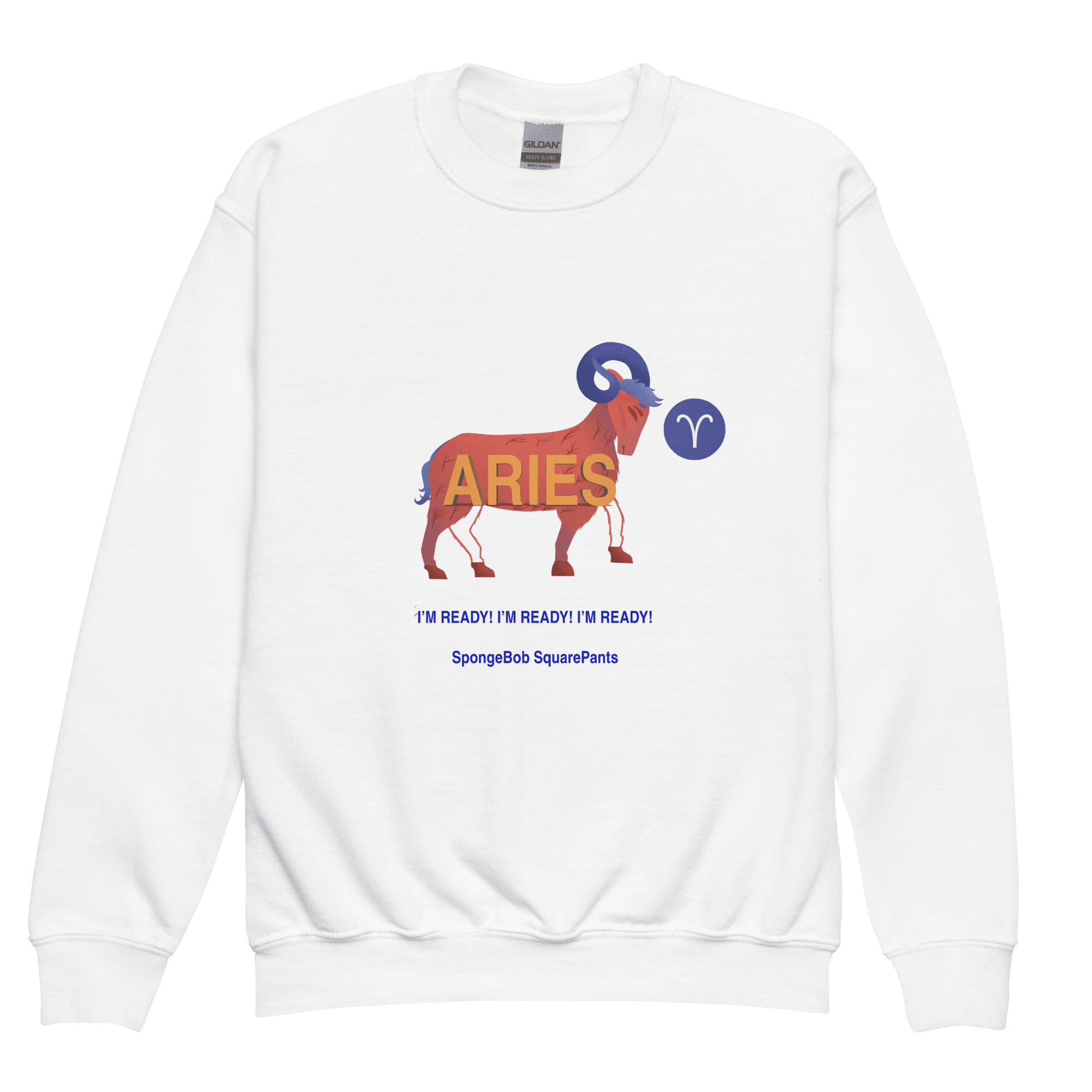 Aries Youth Crewneck Sweatshirt - 