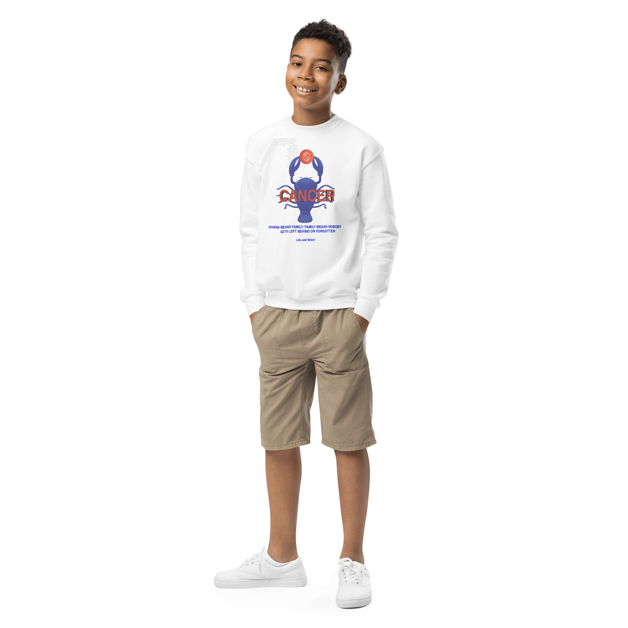 Cancer Youth Crewneck Sweatshirt - 
