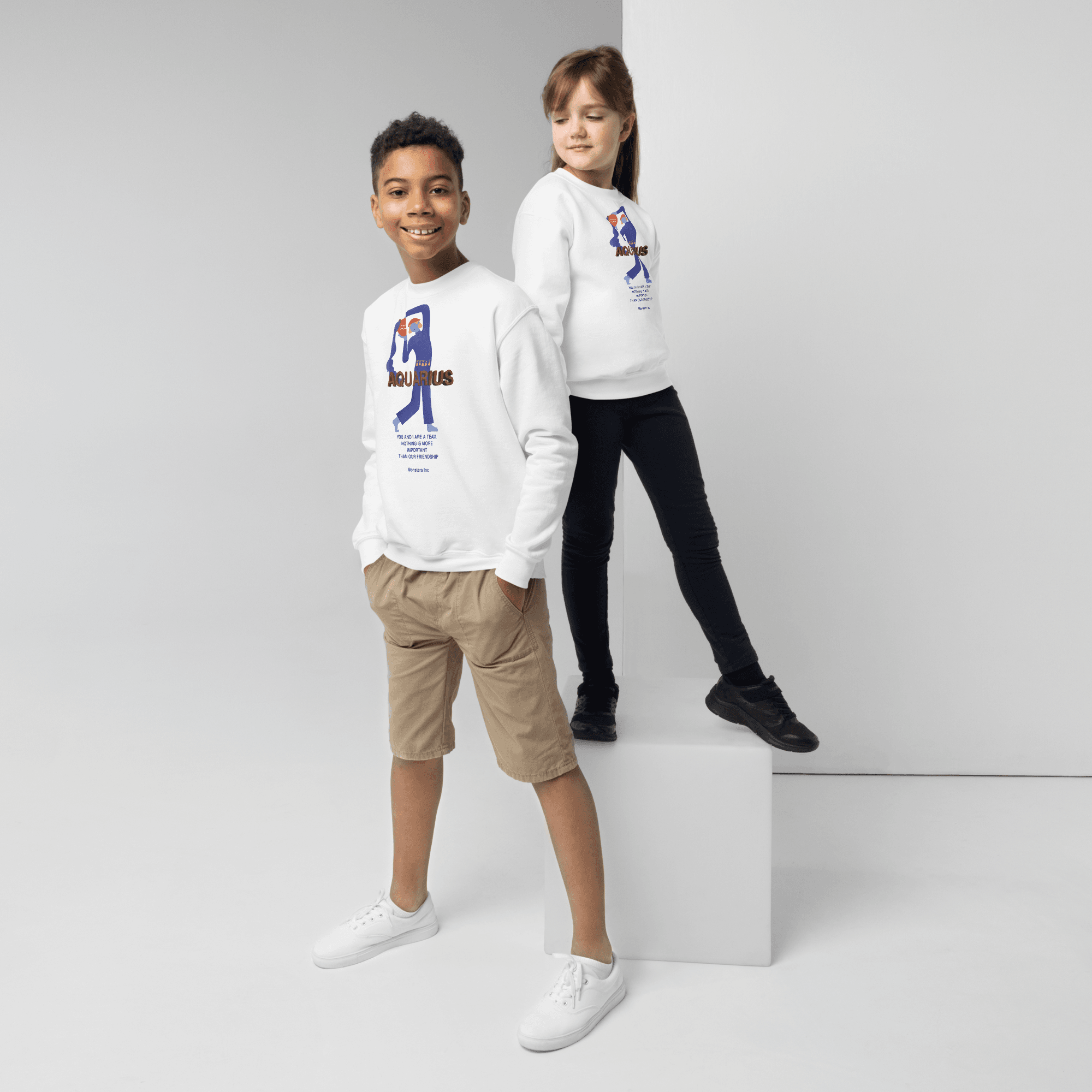 Aquarius Youth Crewneck Sweatshirt - 