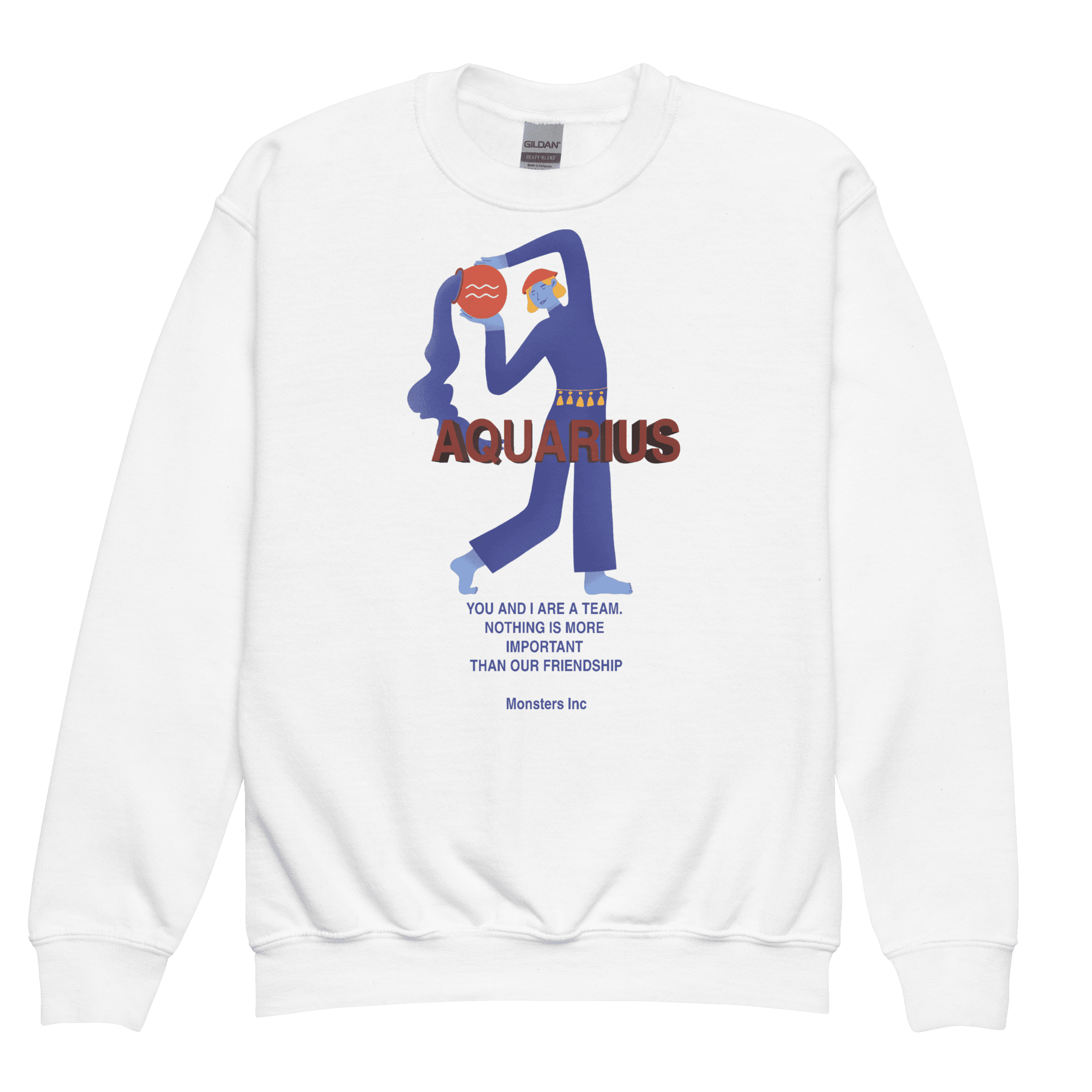 Aquarius Youth Crewneck Sweatshirt - 
