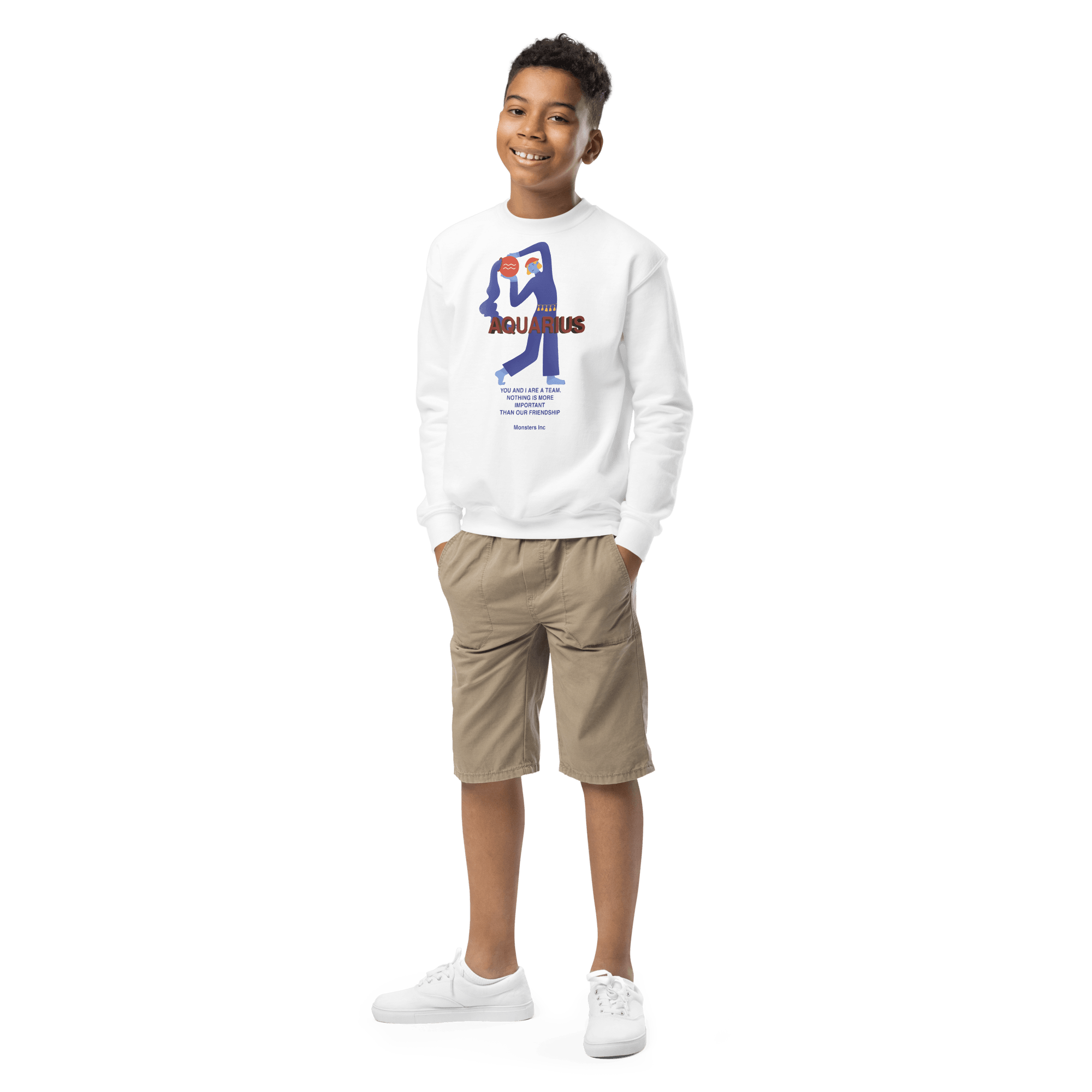 Aquarius Youth Crewneck Sweatshirt - 