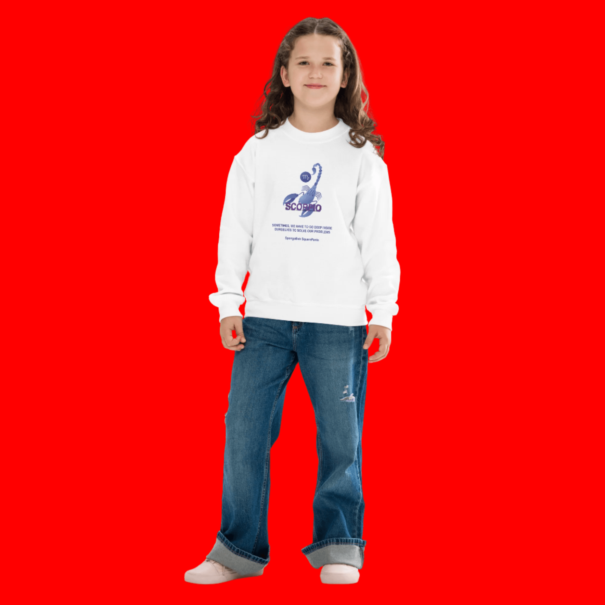 Scorpio Youth Crewneck Sweatshirt - 